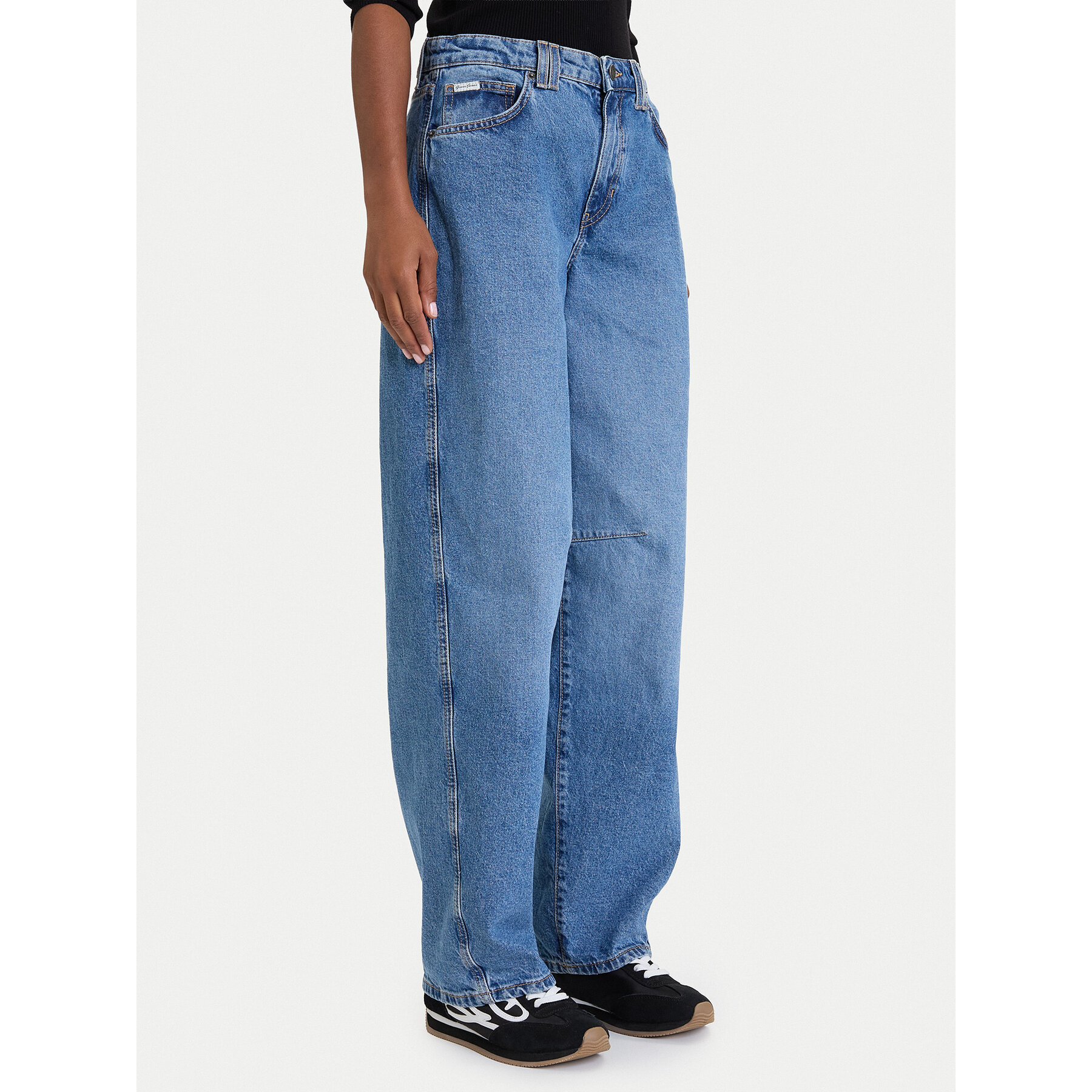 Guess Jeansy W5BA2X D5M47 Niebieski Loose Fit
