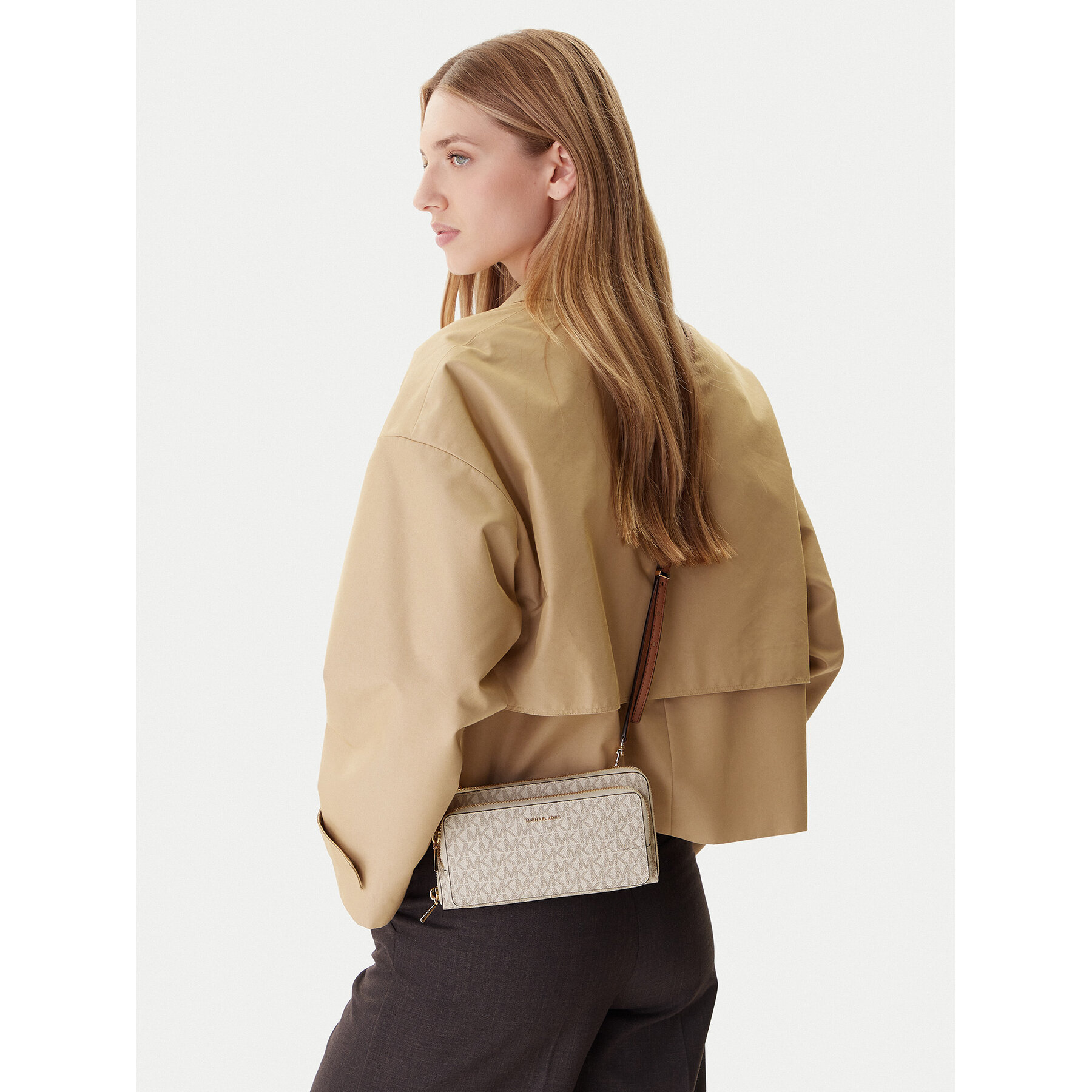 MICHAEL Michael Kors Torebka Jet Set 32F5GJ6C7B Beżowy
