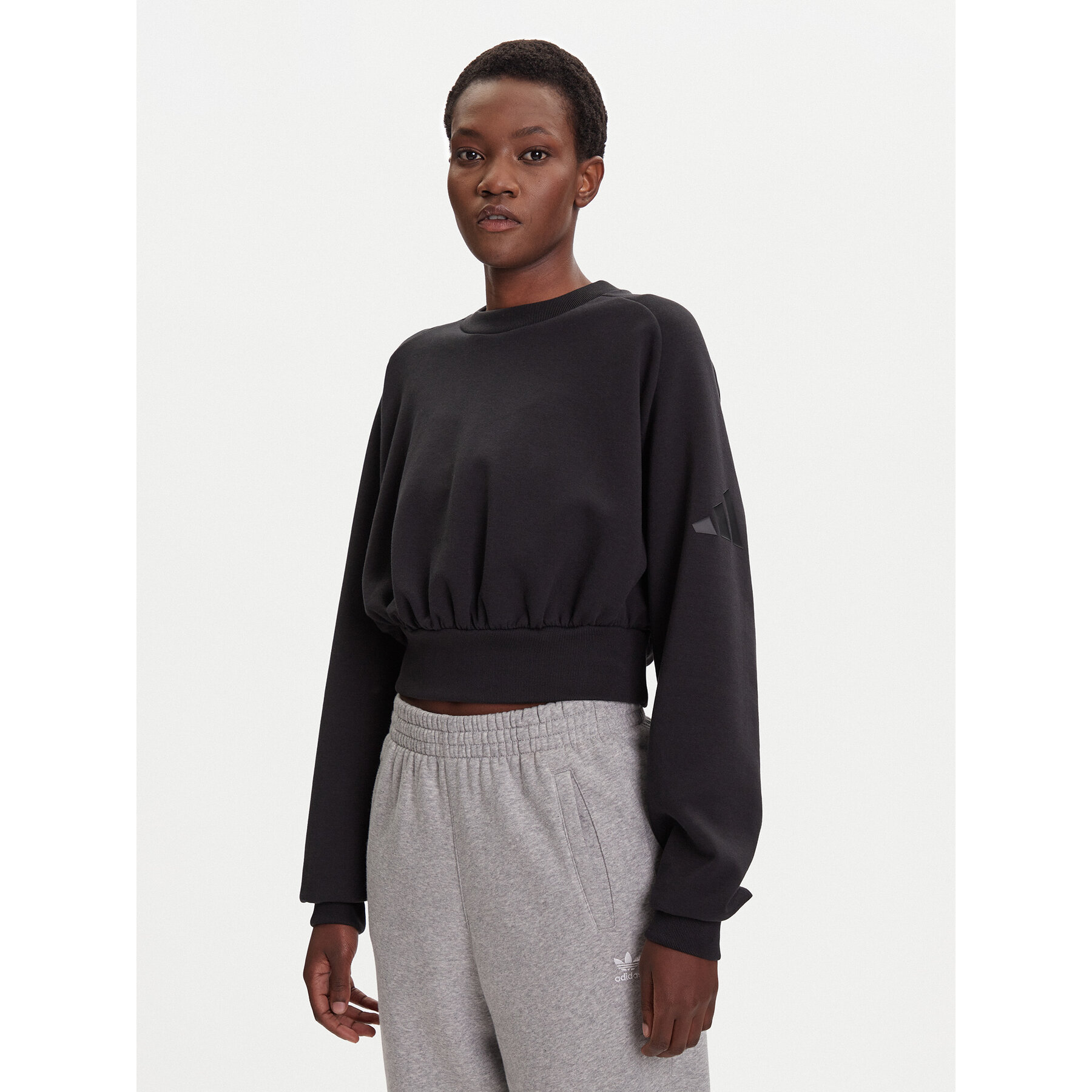 adidas Bluza ALL SZN Soft Lux JM3836 Czarny Loose Fit