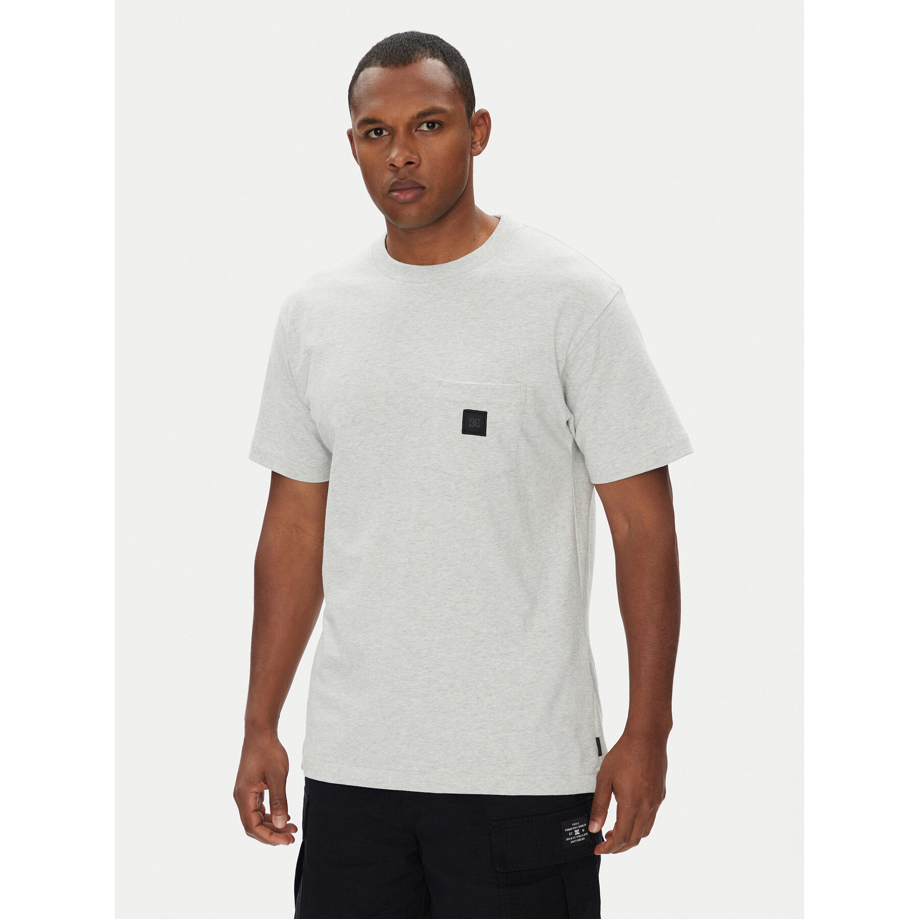 DC Shoes T-Shirt ADYKT03246 Szary Regular Fit