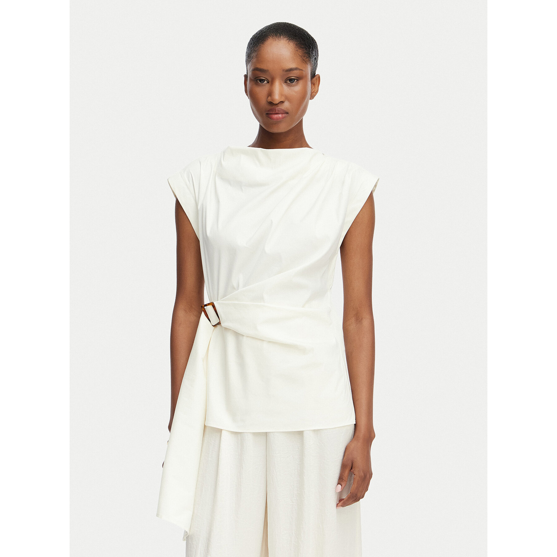 Marella Bluzka Supremo 2613161072 Biały Regular Fit