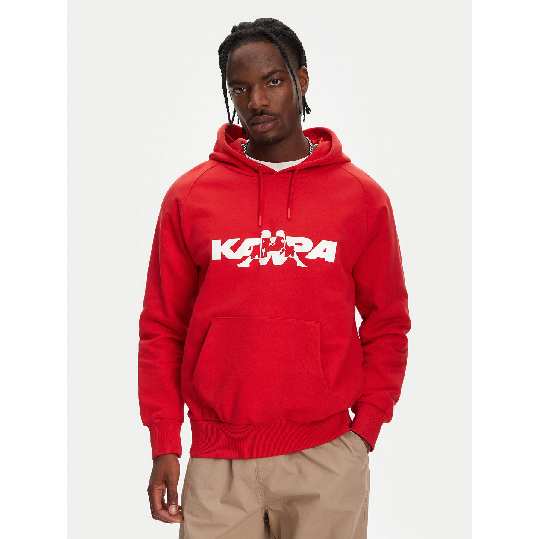 Kappa Bluza Nhayma 341V57W Czerwony Regular Fit
