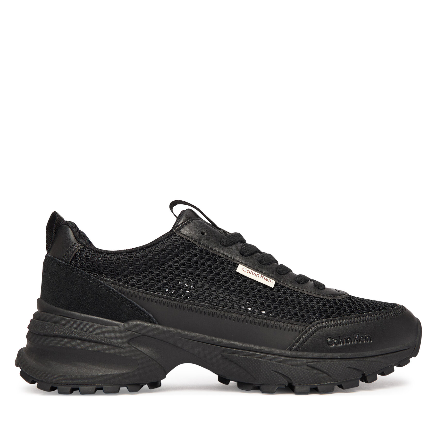 Calvin Klein Sneakersy Hike Runner Lup Lin Mesh HW0HW03000 Czarny