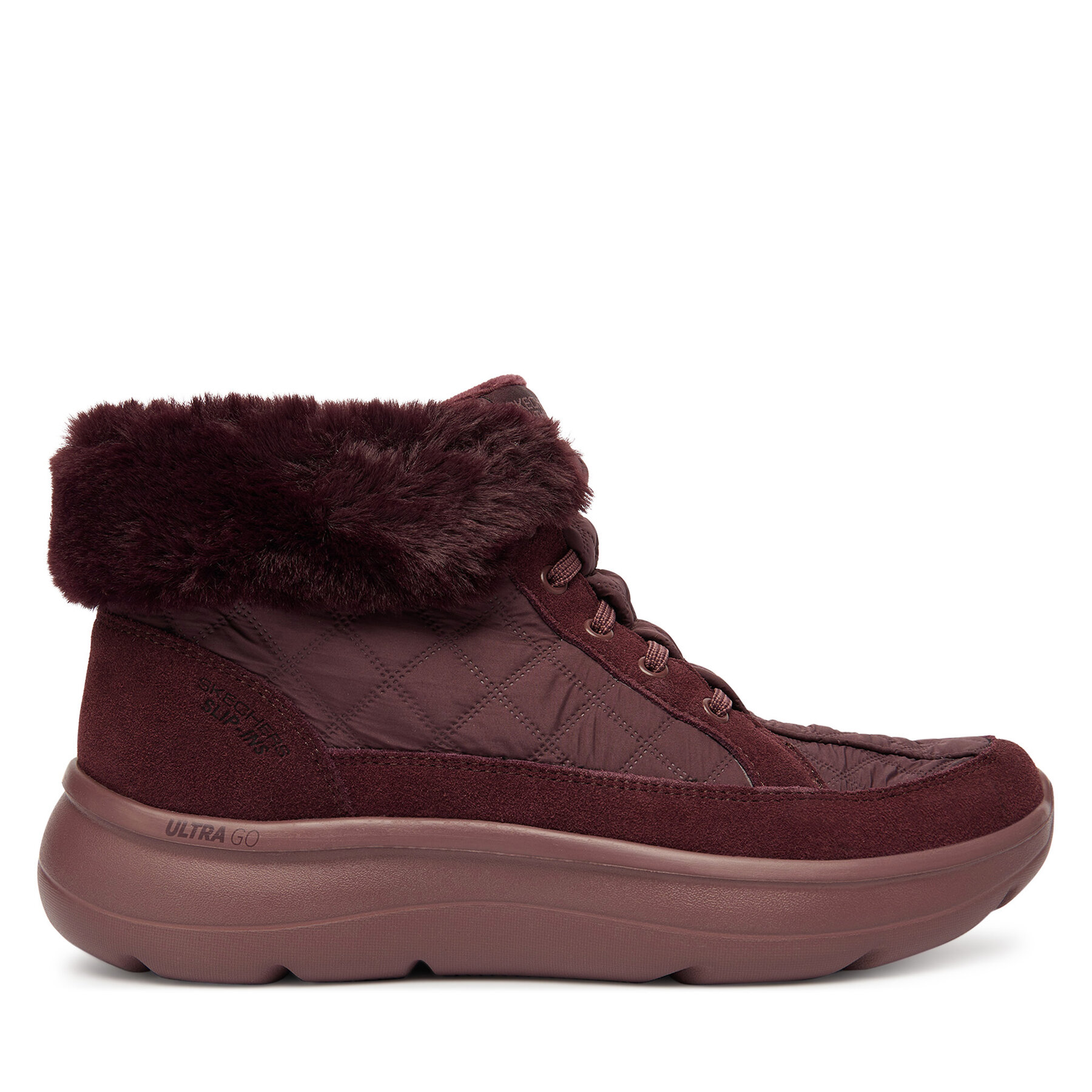 Skechers Trzewiki 144841/BURG Bordowy