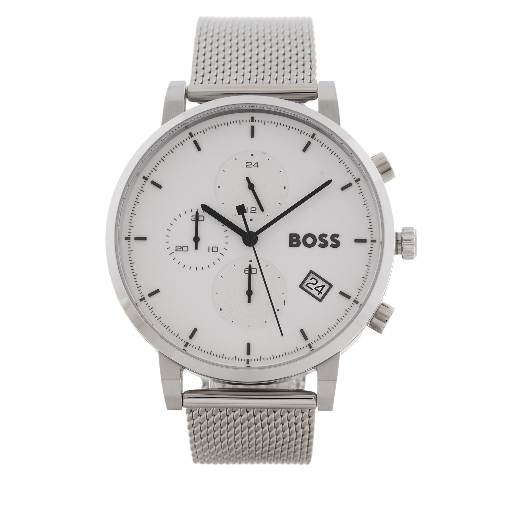 BOSS Zegarek Skymaster 1513933 Srebrny