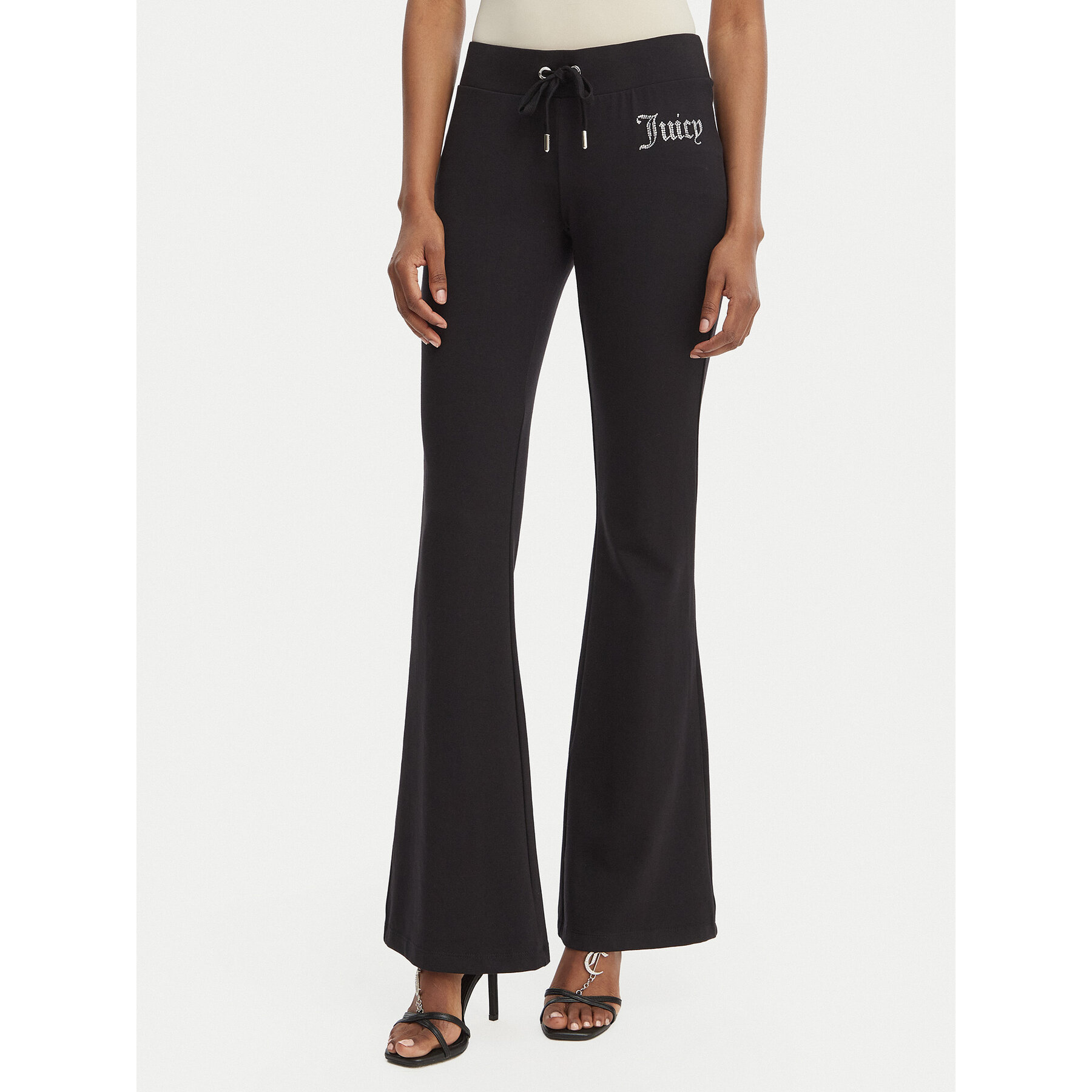 Juicy Couture Spodnie dresowe Christine JCWBJ126309 Czarny Flared Leg
