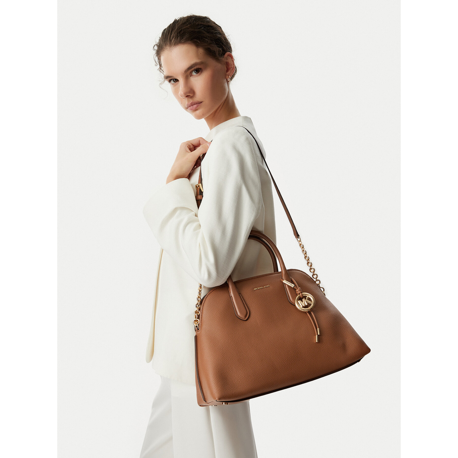 MICHAEL Michael Kors Torebka 30T6GX4S7L Brązowy