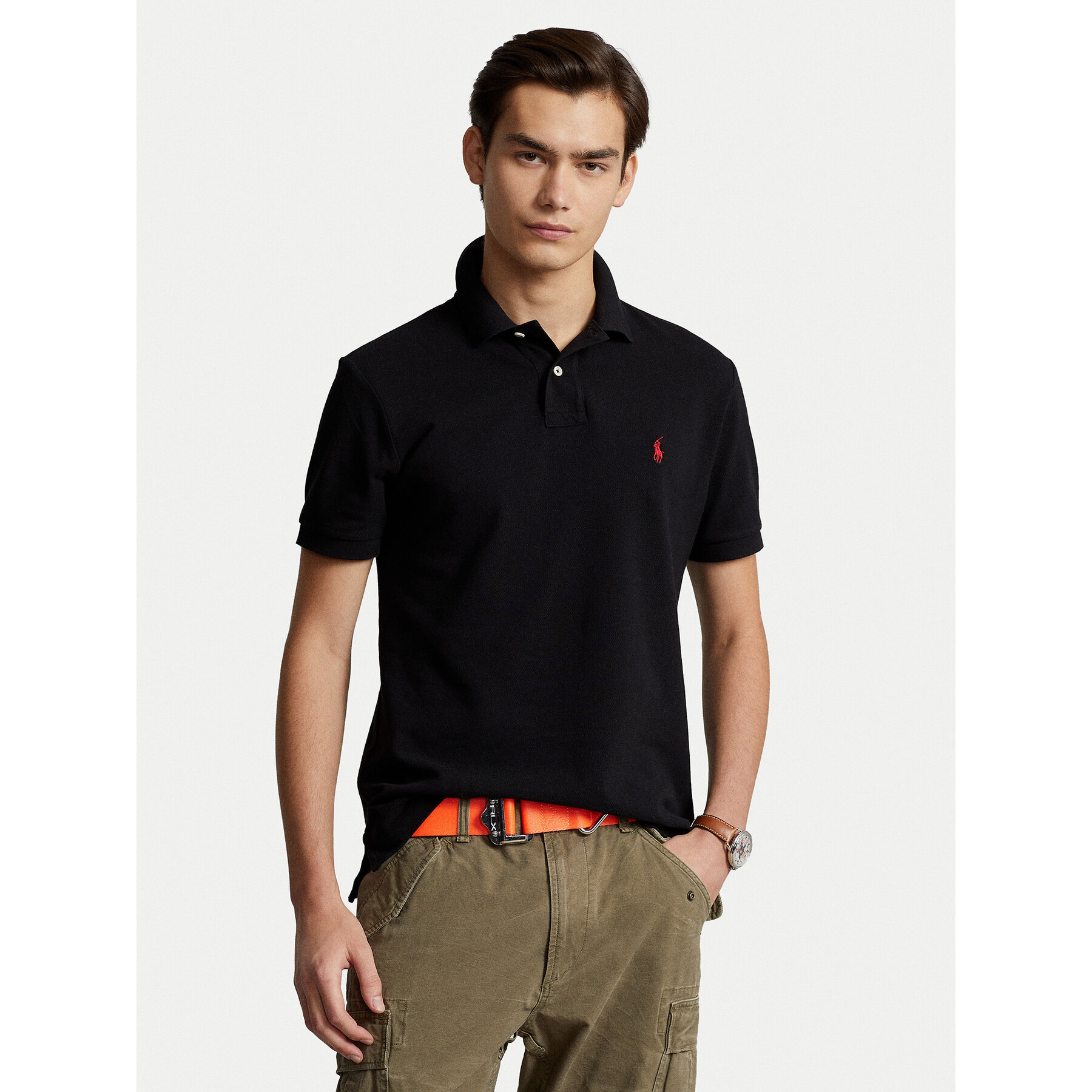 Polo Ralph Lauren Polo Core Replen 710795080 Czarny Slim Fit