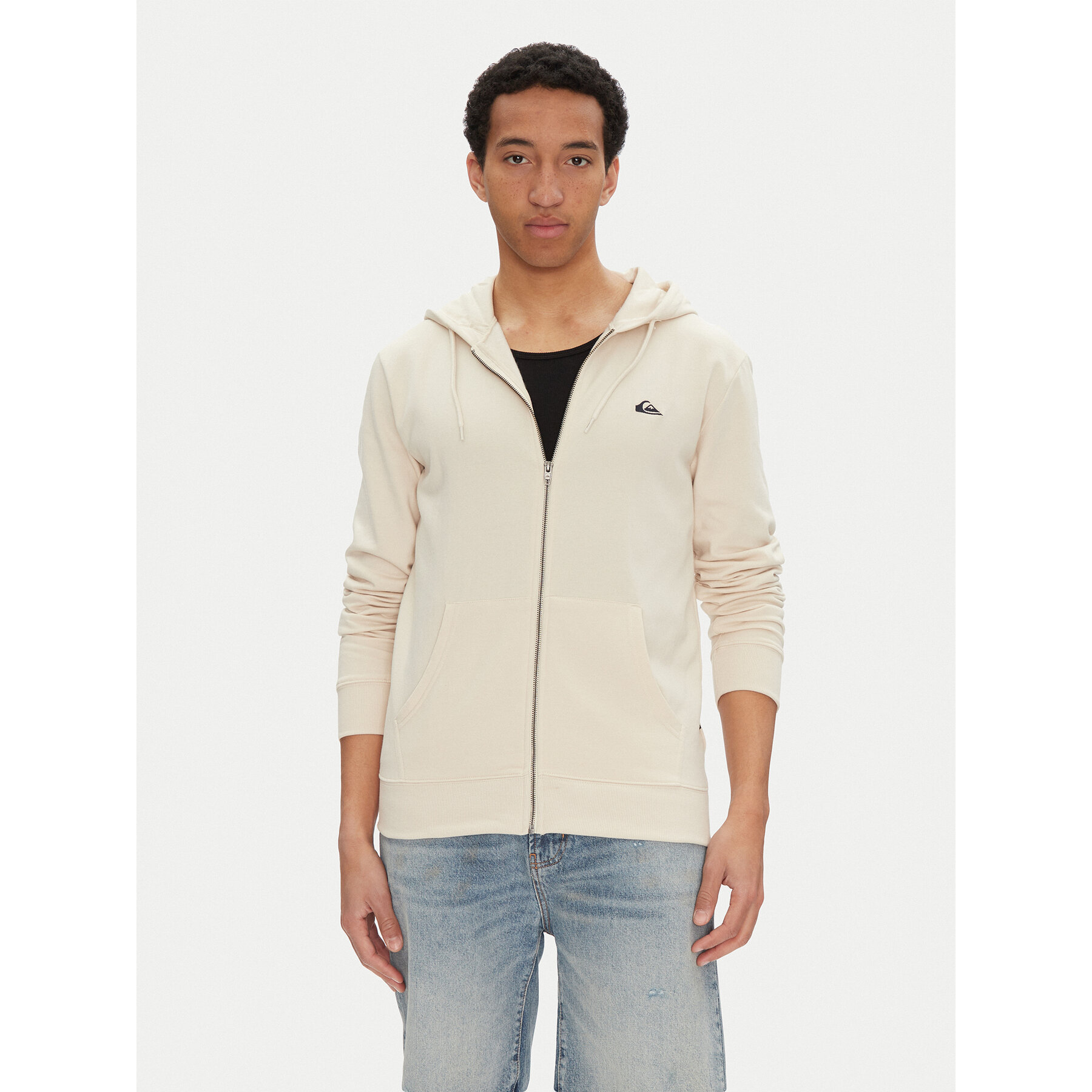 Quiksilver Bluza EQYFT04952 Écru Regular Fit