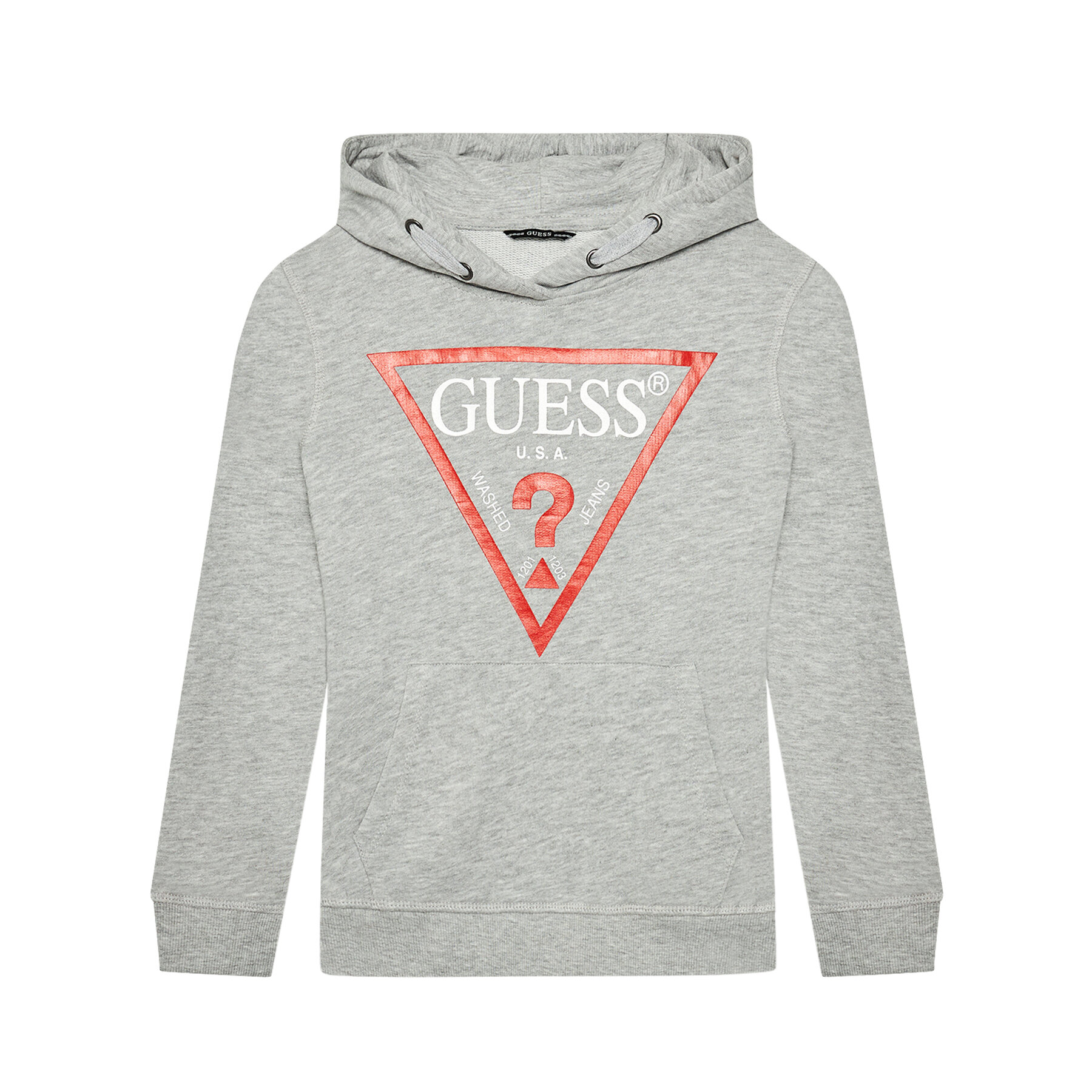 Guess Bluza L92Q09 KAUG0 Szary Regular Fit