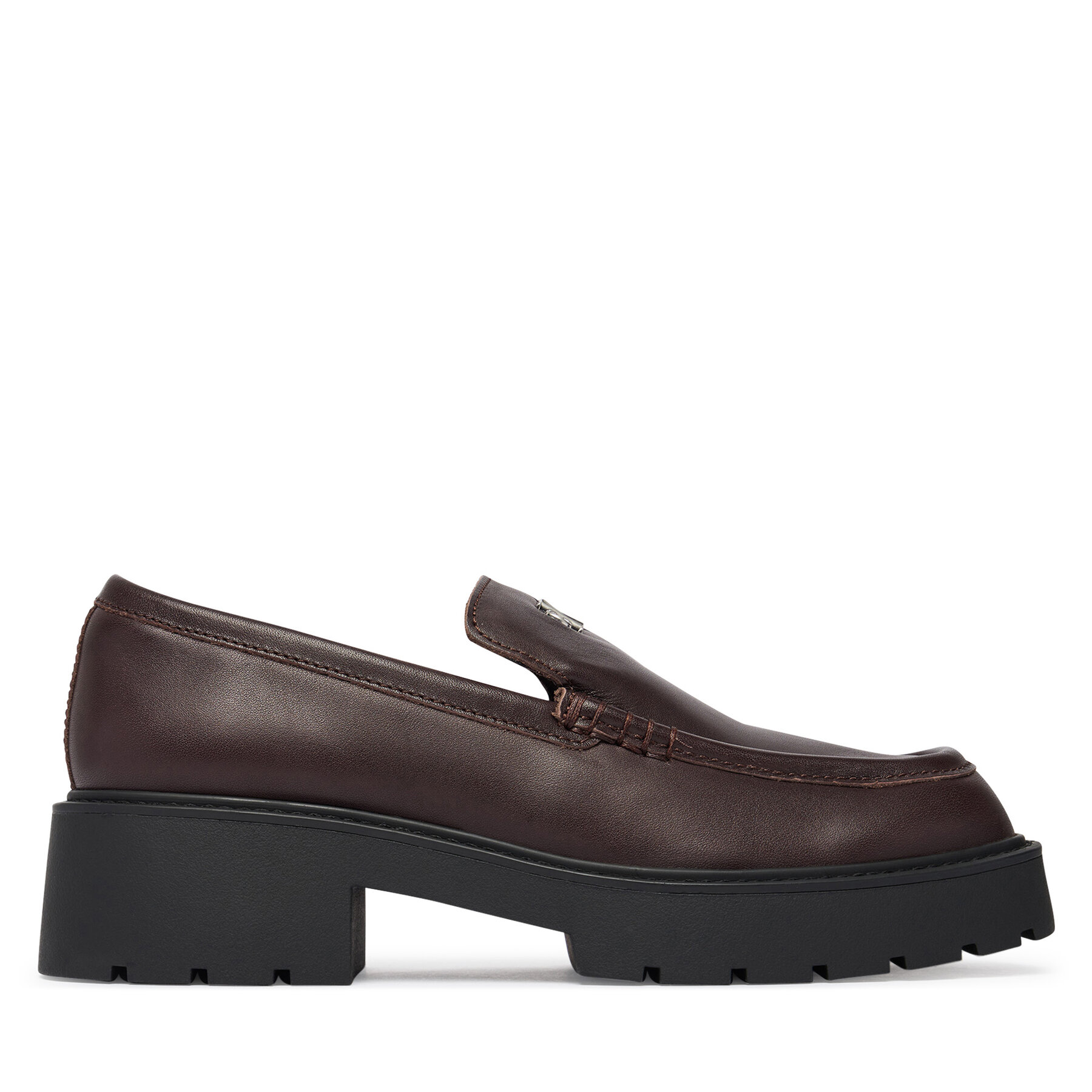 Calvin Klein Loafersy HW0HW03044 Bordowy