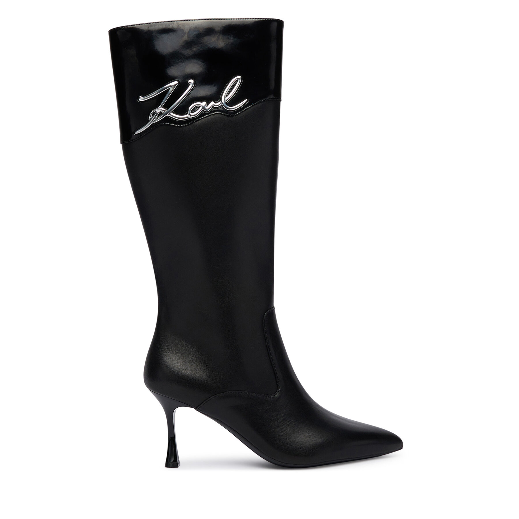 KARL LAGERFELD Kozaki KL32775 Czarny