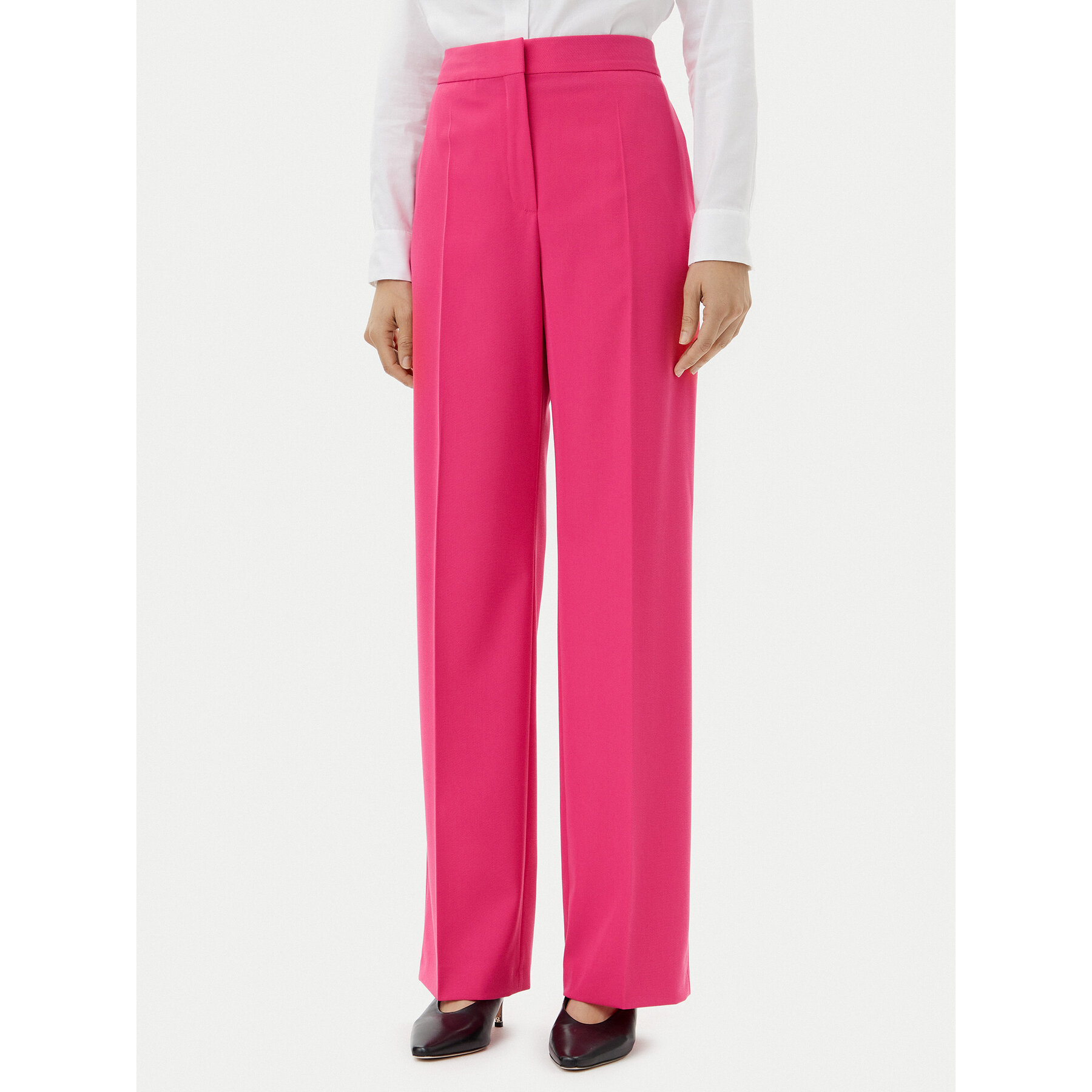 HUGO Spodnie materiałowe Hambali 50537611 Różowy Relaxed Fit