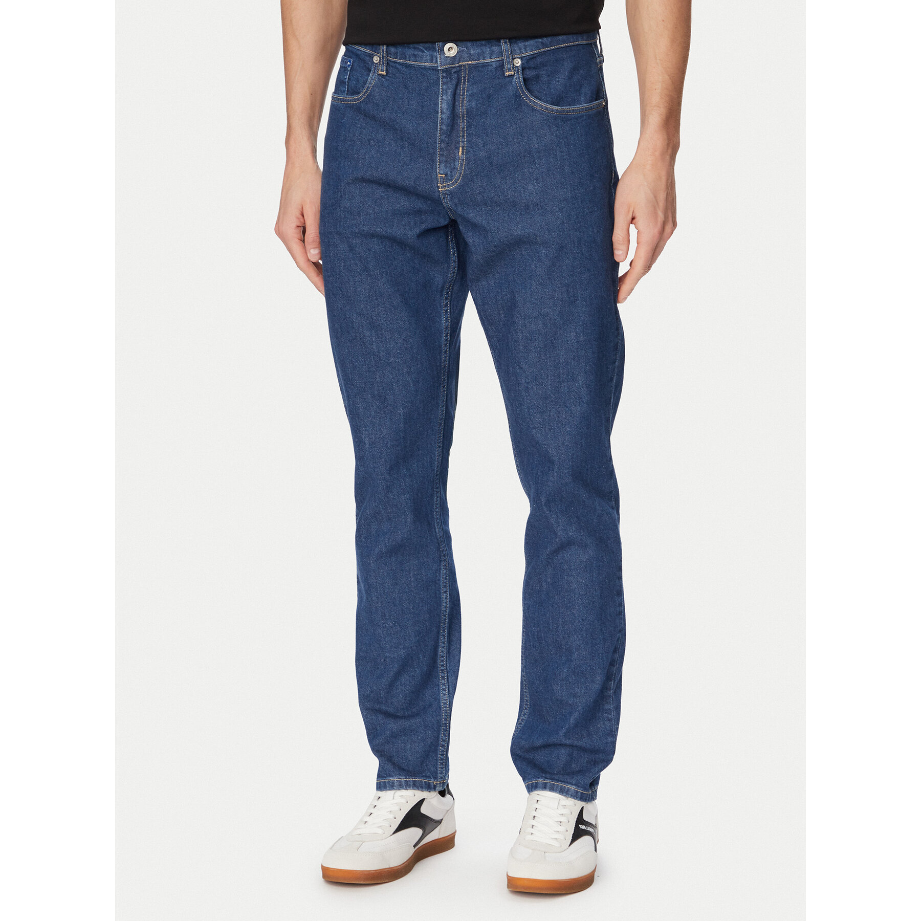 Karl Lagerfeld Jeans Jeansy B2M10105 Granatowy Slim Fit