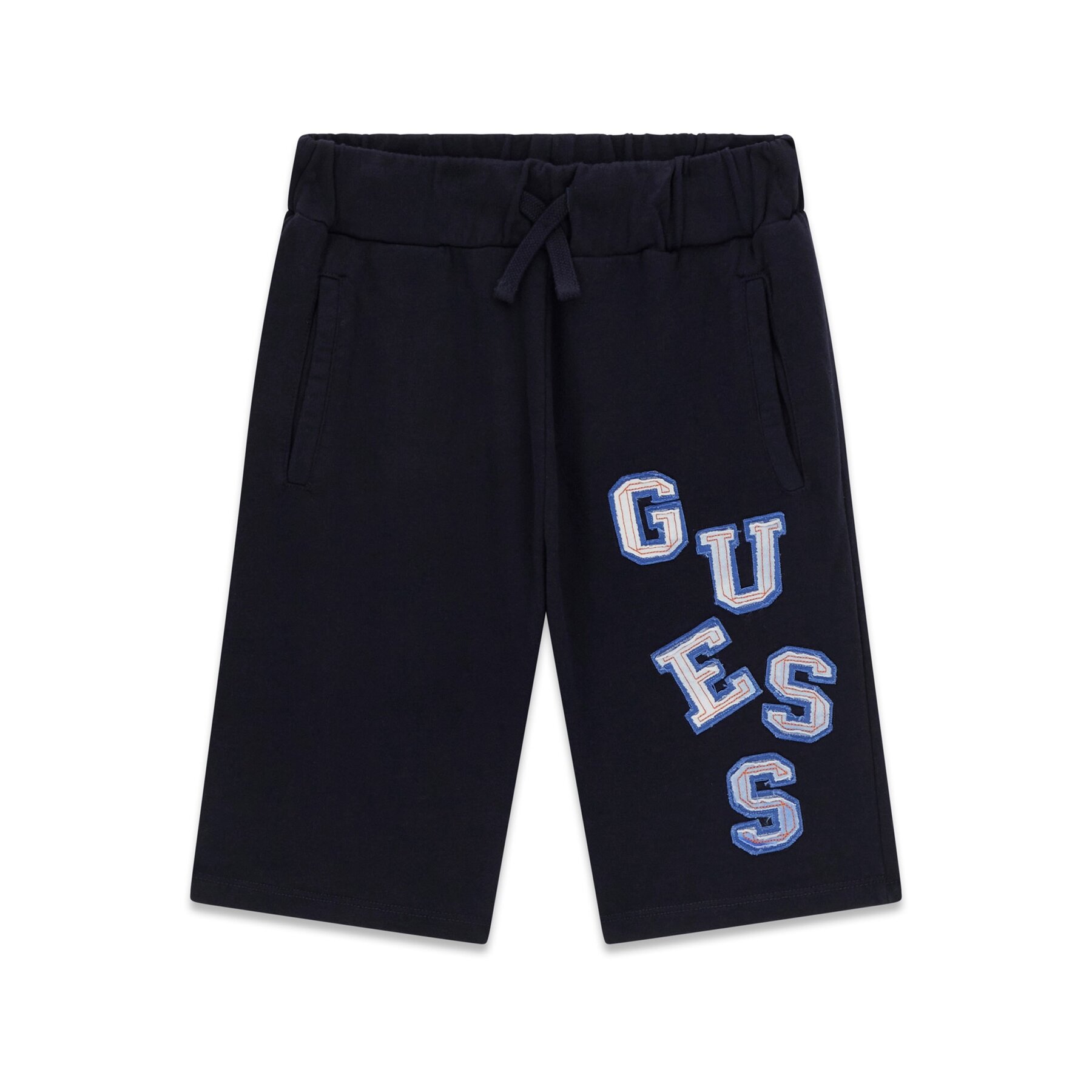 Guess Szorty sportowe L6GD02 KA6R4 Granatowy Regular Fit