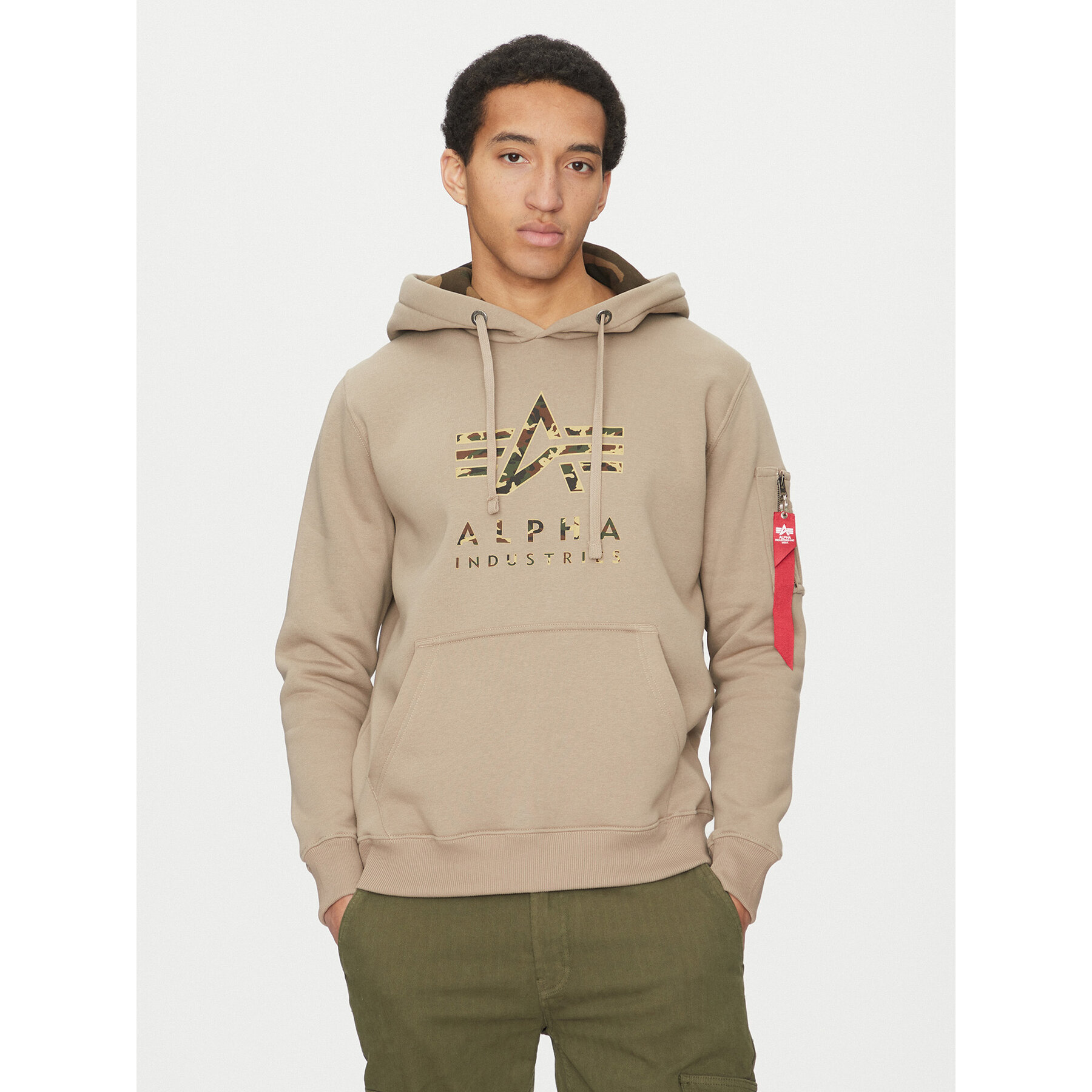 Alpha Industries Bluza Camo Tpu 146337 Beżowy Regular Fit