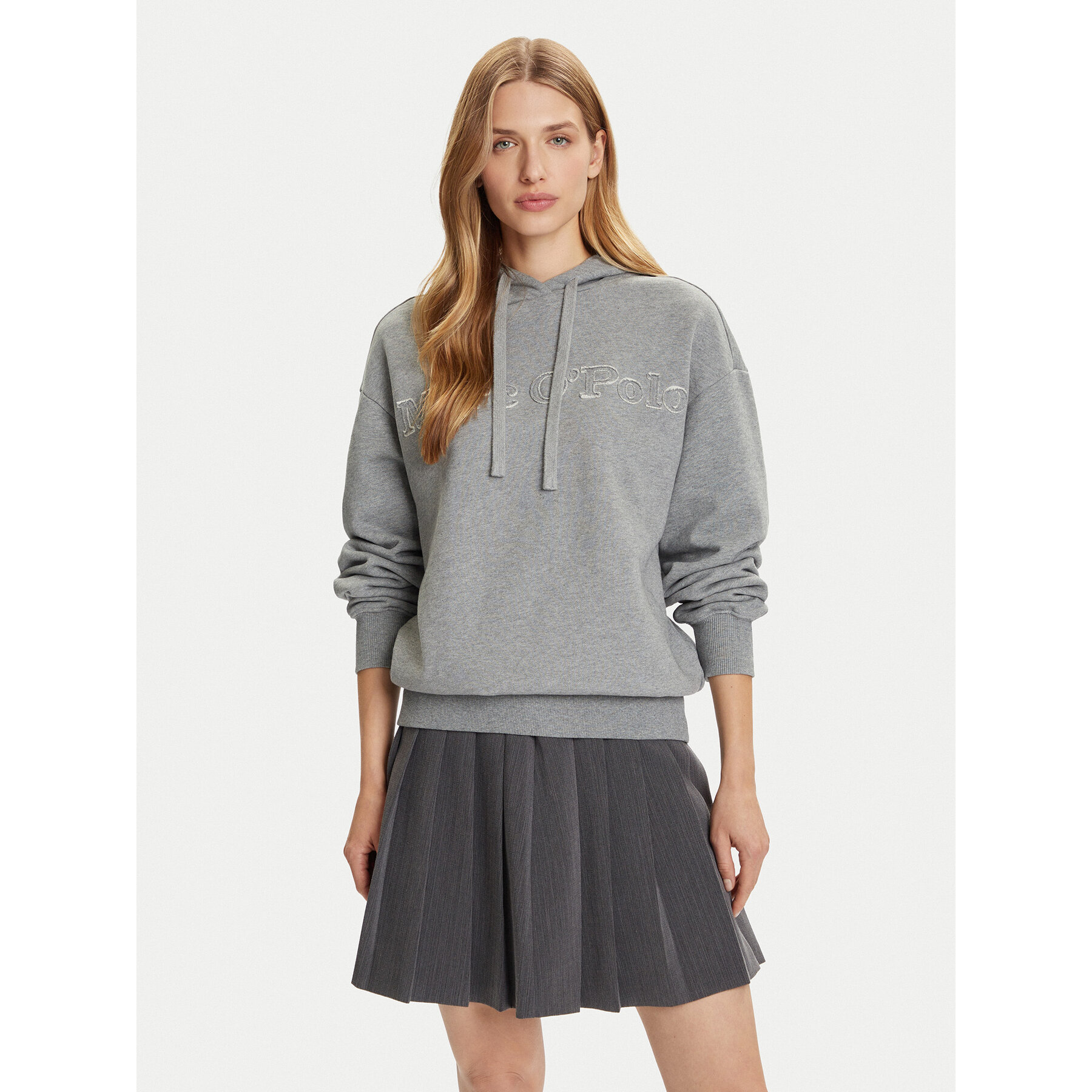 Marc O'Polo Bluza 508 4030 54089 Szary Relaxed Fit