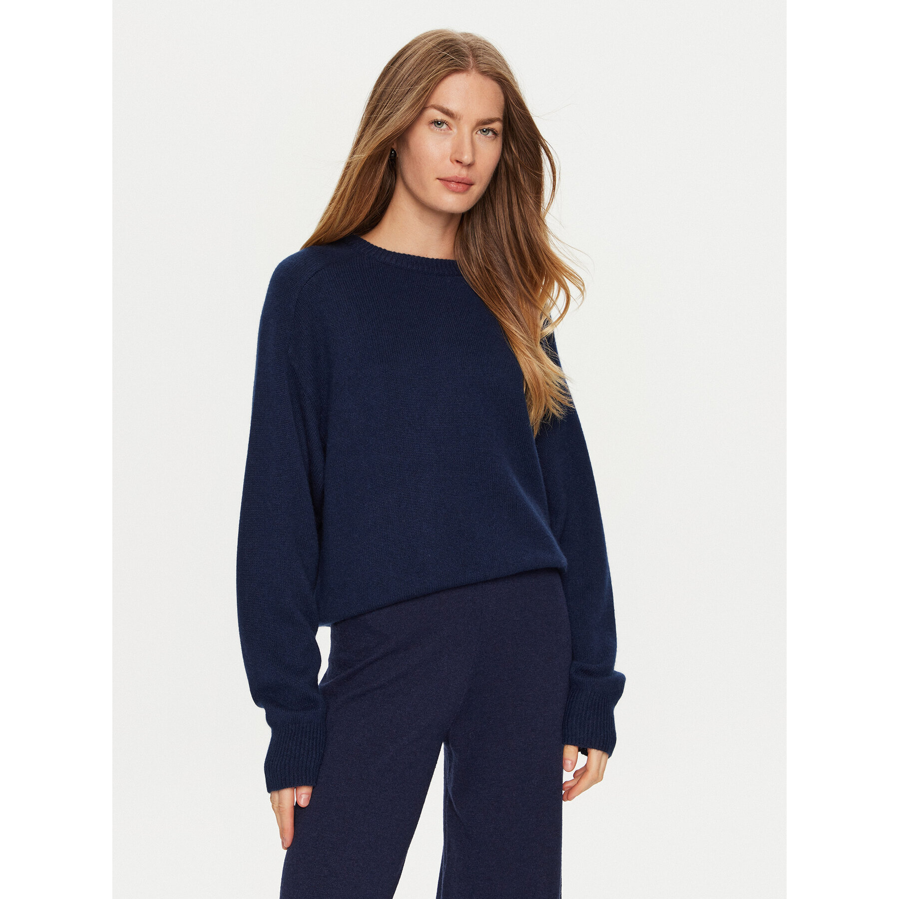 ViCOLO Sweter 77012S Granatowy Regular Fit