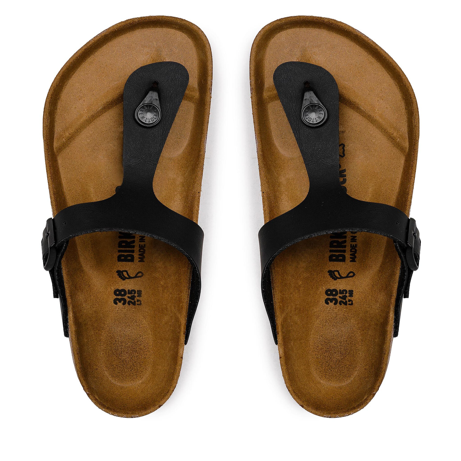 Birkenstock Japonki Gizeh 043691 Czarny