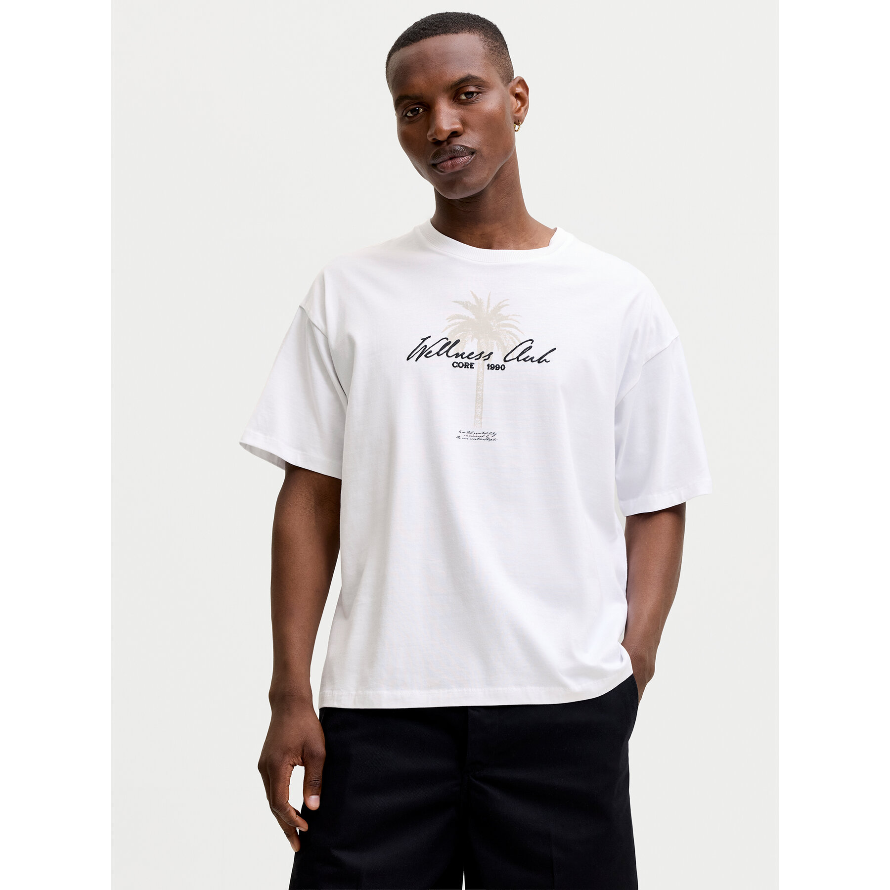 Jack & Jones T-Shirt Eterna 12295526 Biały Regular Fit