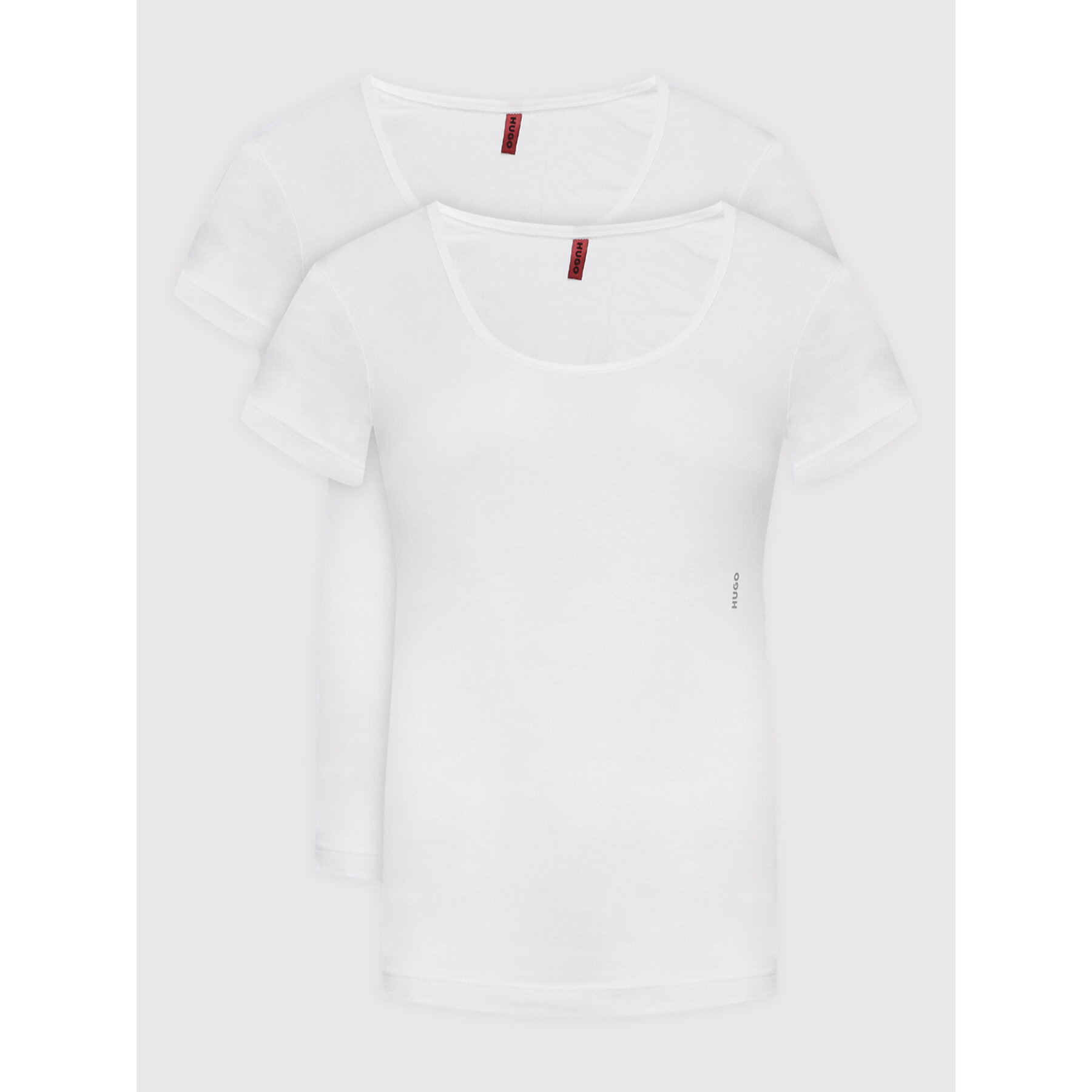 HUGO Komplet t-shirtów Twin 50469660 Biały Regular Fit