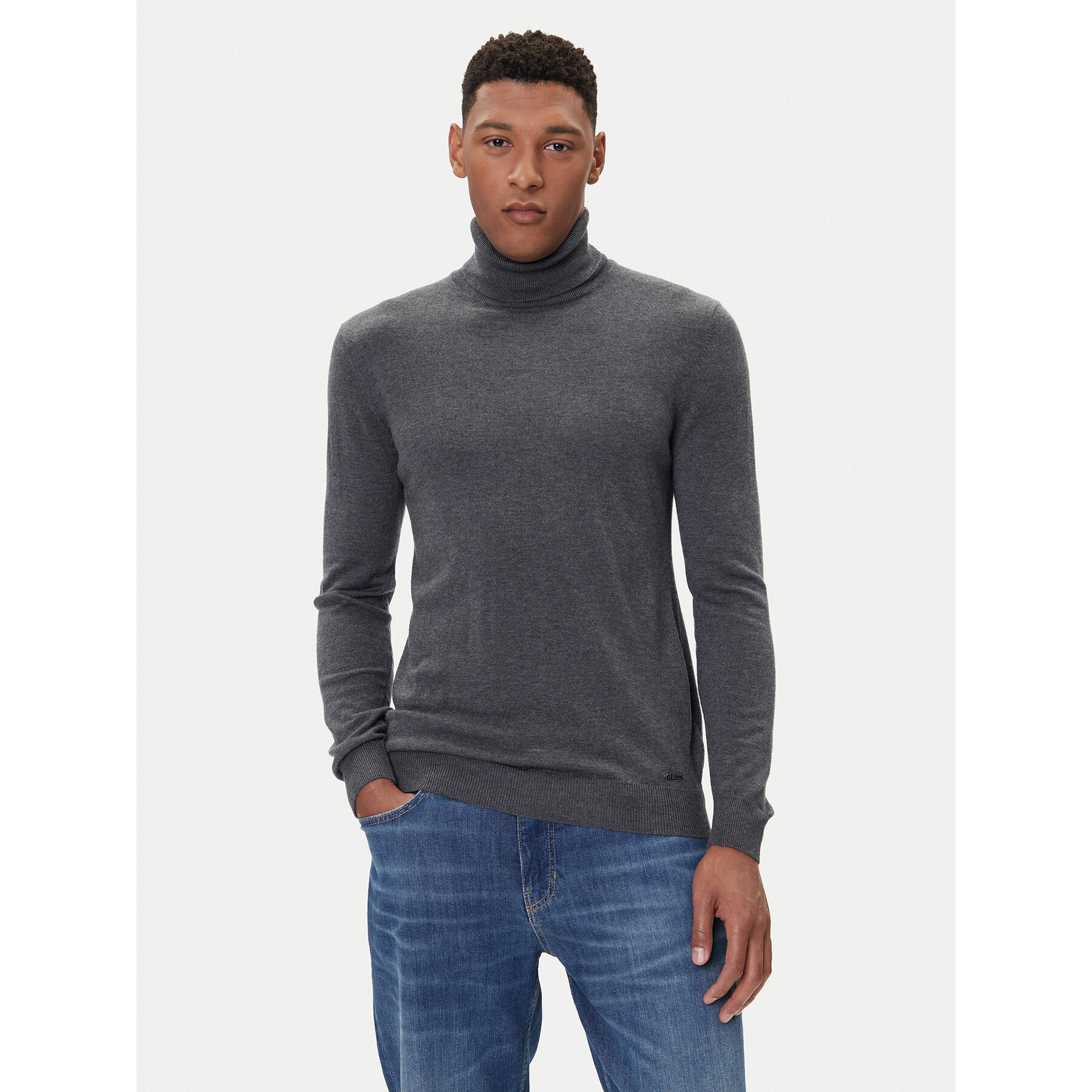 Guess Golf M5BR09 Z0432 Szary Regular Fit