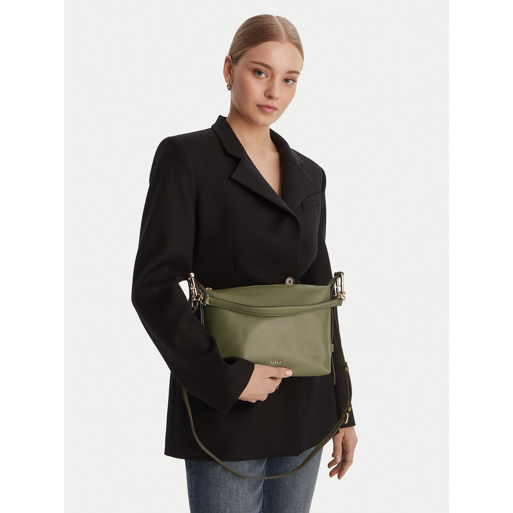 Furla Torebka Tonie Mini WE00877 A.0023 CN 4555S Zielony