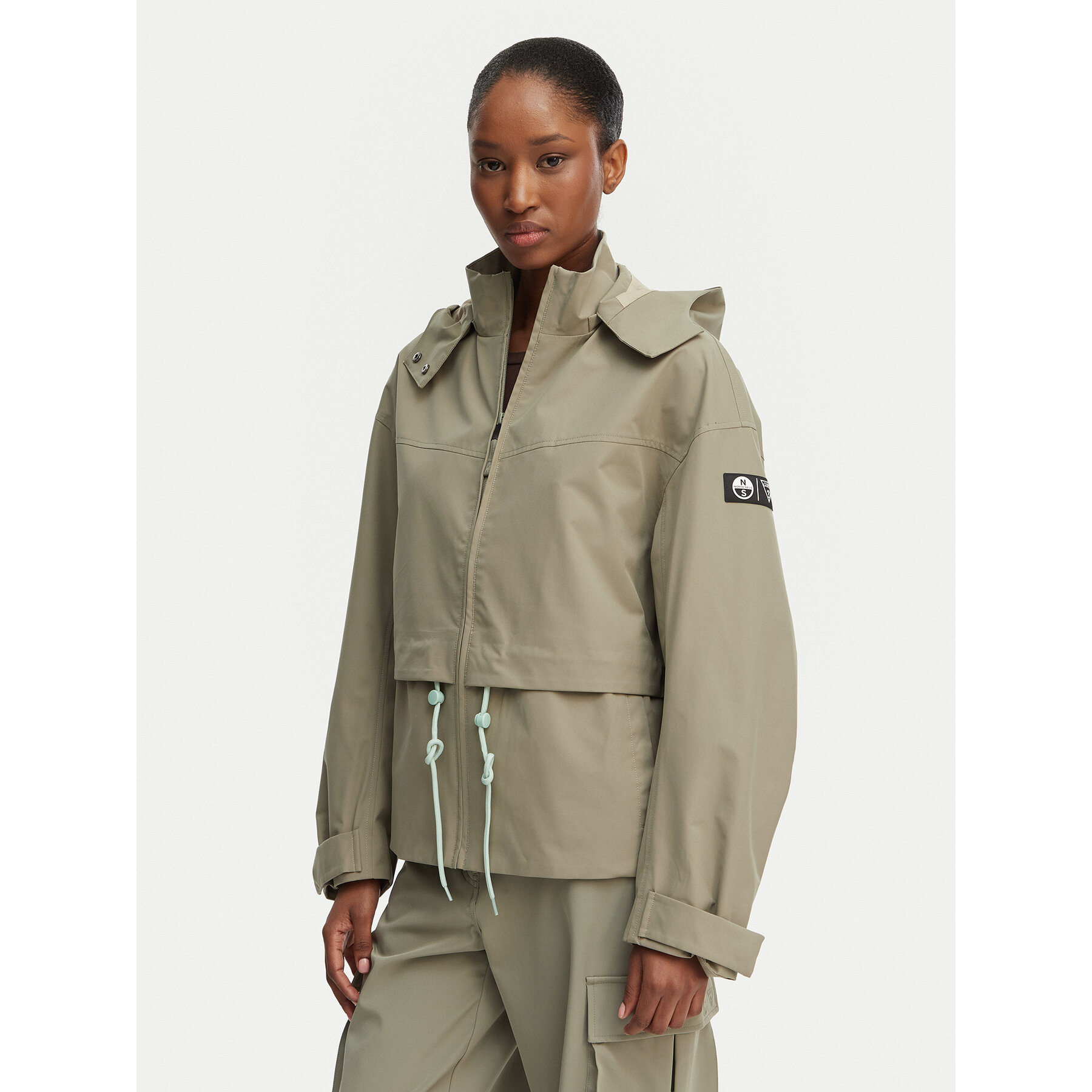 Guess Kurtka przejściowa W6GL03 W1406 Khaki Regular Fit