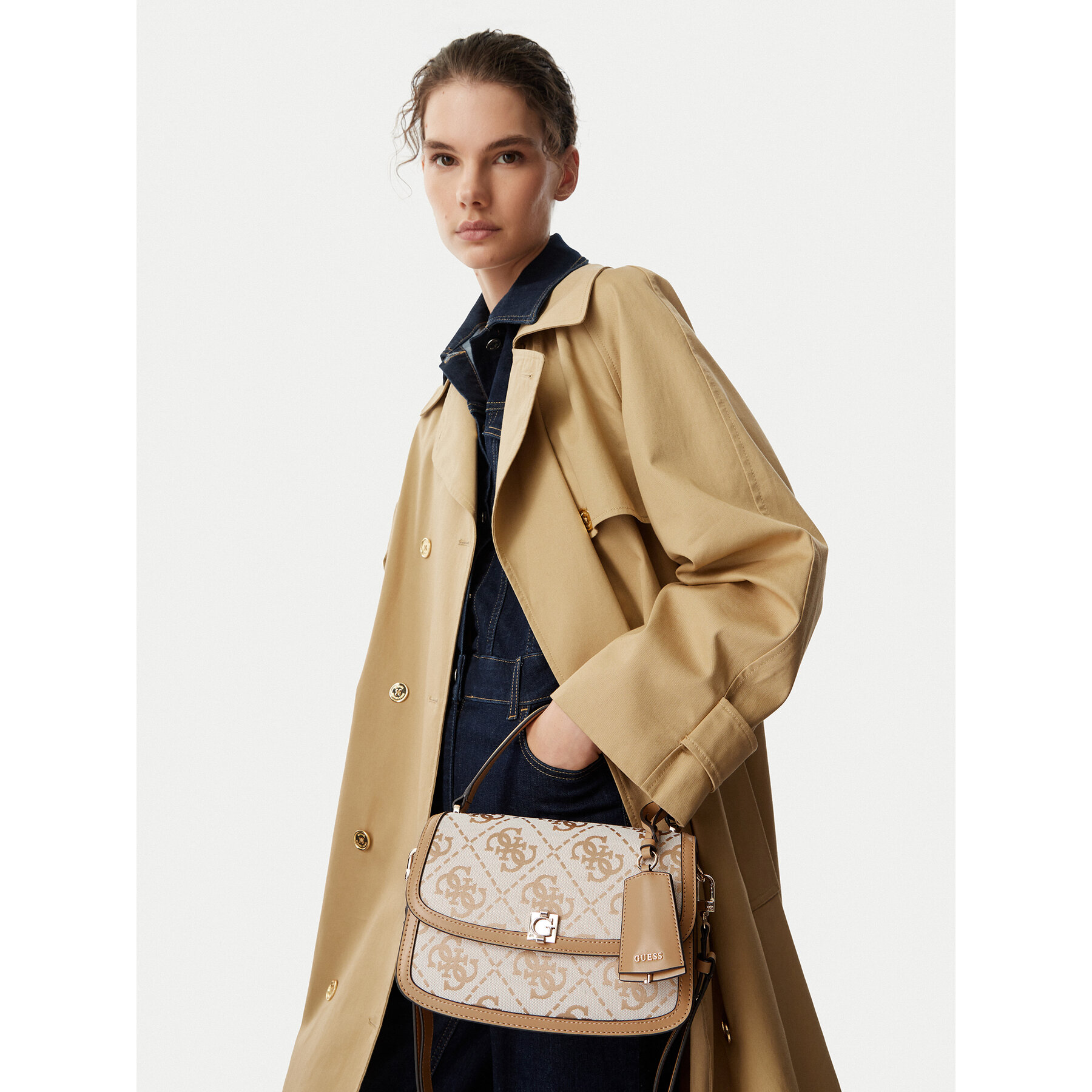 Guess Torebka HWJG97 55210 Beżowy