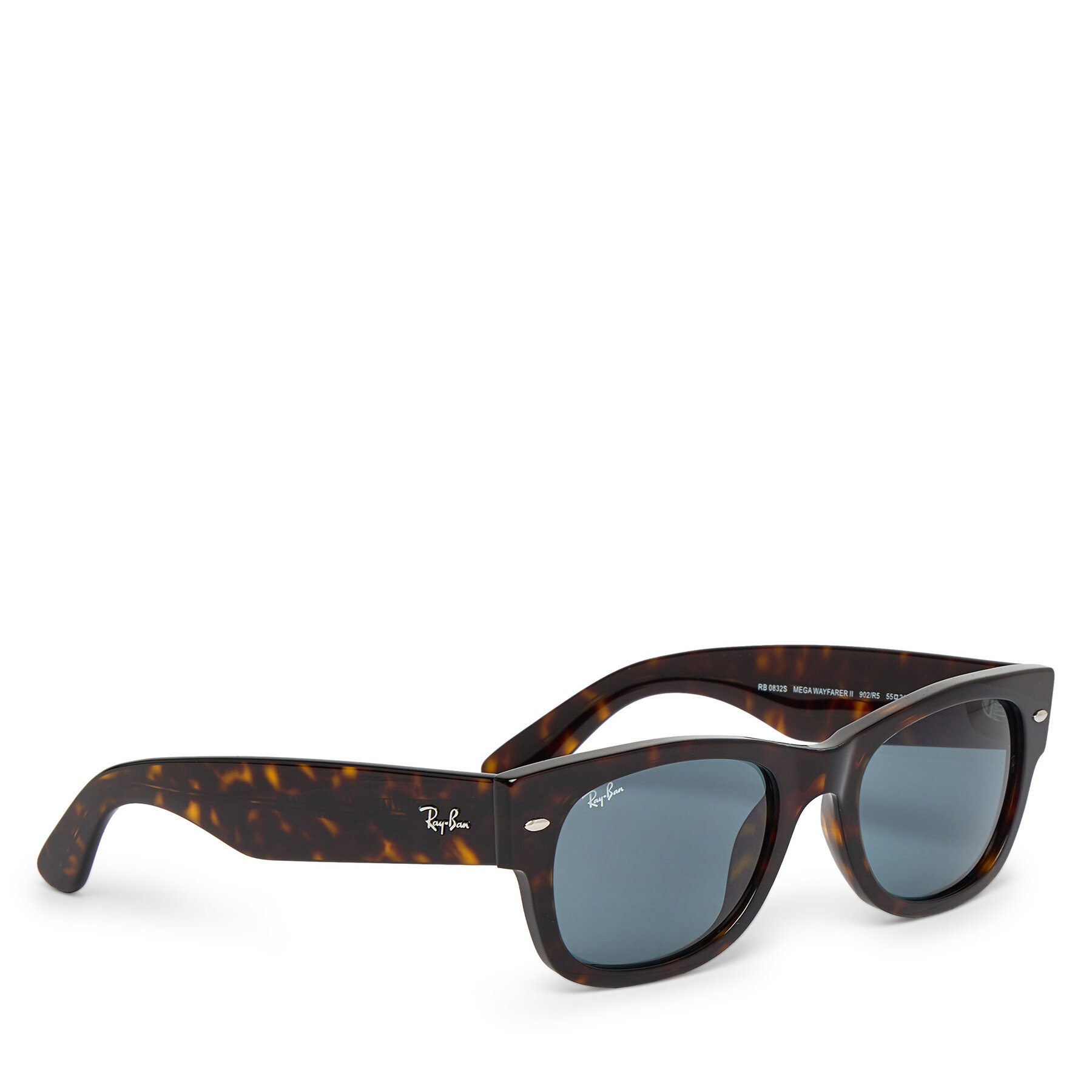 Ray-Ban Okulary przeciwsłoneczne Mega Wayfarer II 0RB0832S 902/R5 Brązowy