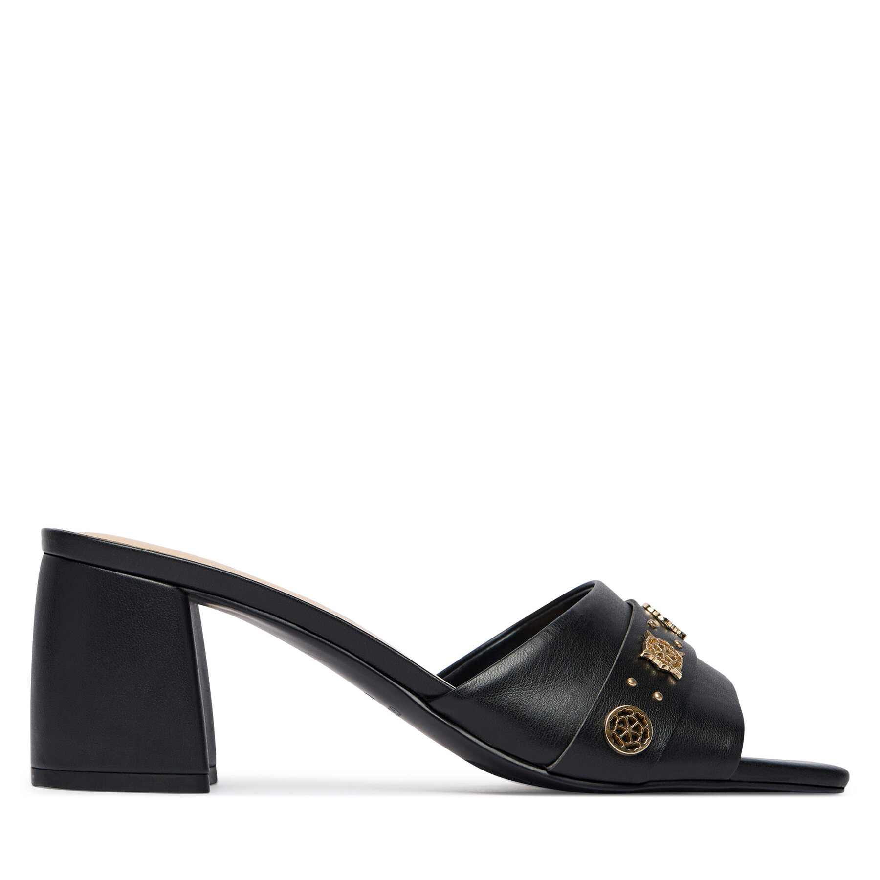Guess Klapki FLJGAU ELE03 Czarny