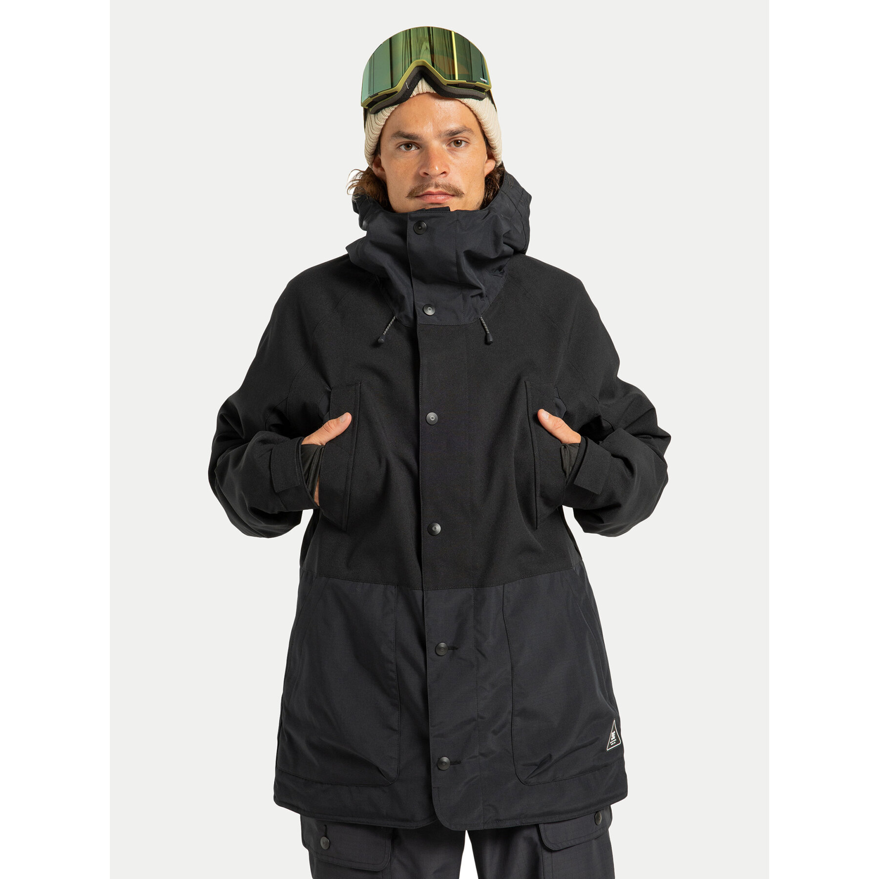 DC Shoes Kurtka snowboardowa Tundra ADYTJ03076 Czarny Regular Fit
