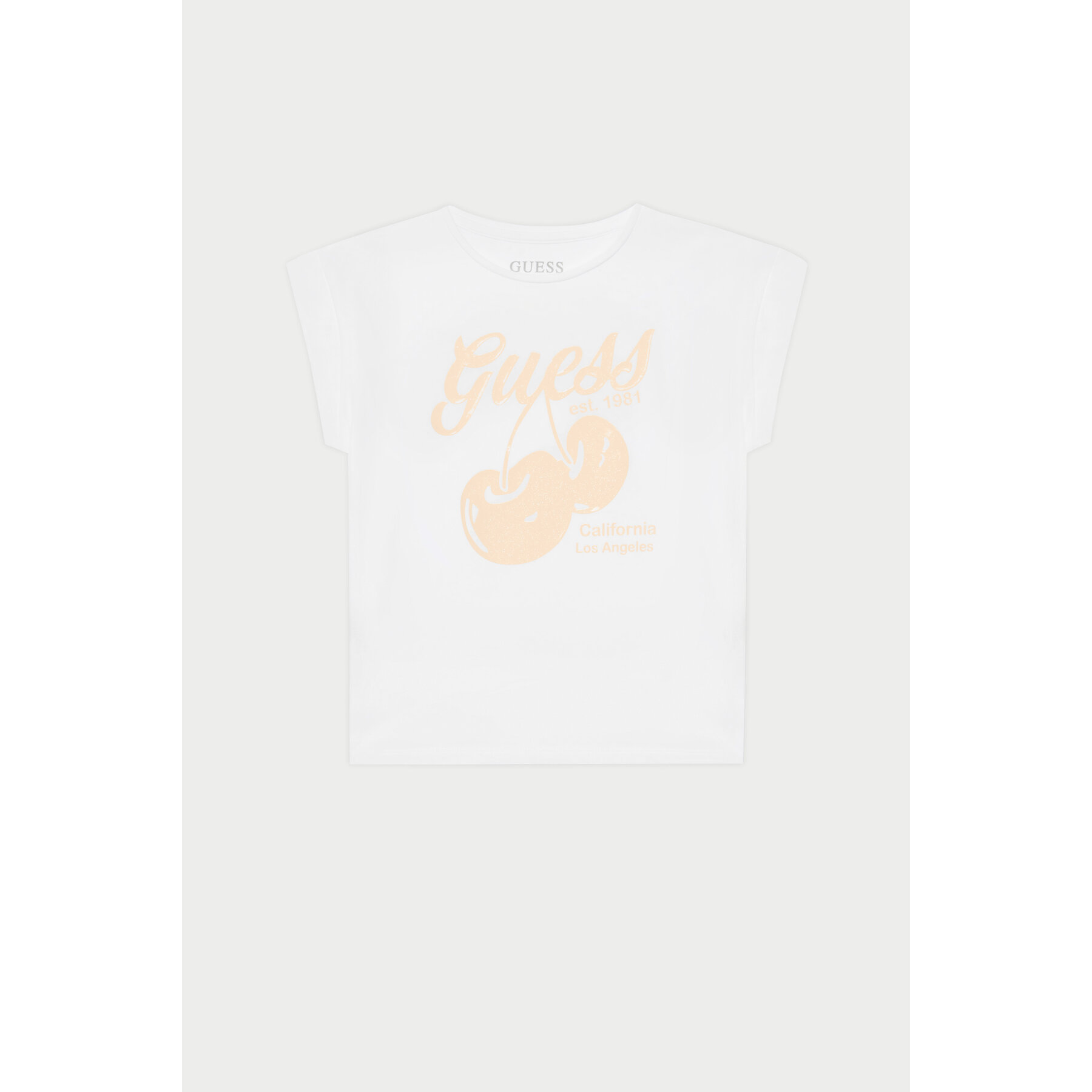 Guess T-Shirt J5GI00 K6YW4 Biały Regular Fit