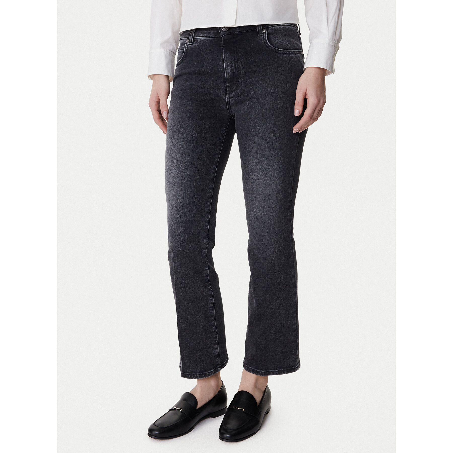 Weekend Max Mara Jeansy Rapallo 2615181071 Czarny Skinny Fit