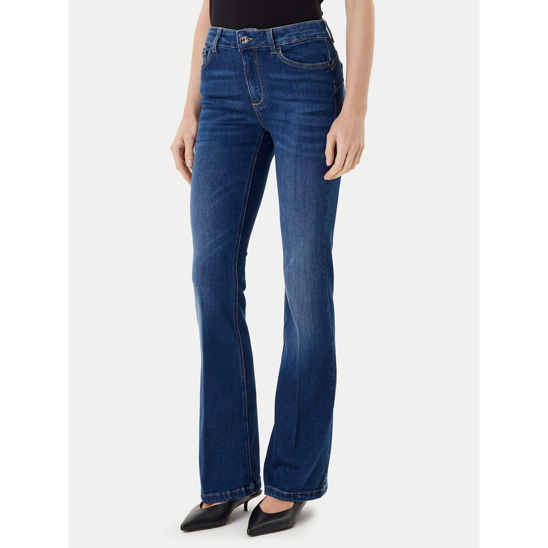 Liu Jo Jeansy UF5058 DS015 78349 Granatowy Regular Fit