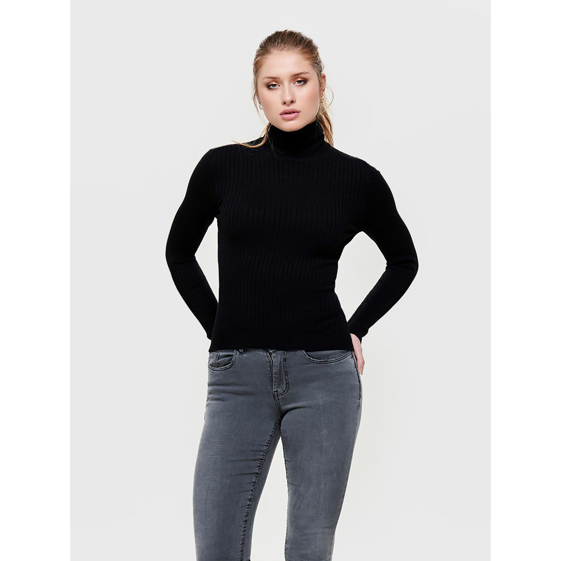 ONLY Golf Karol 15165075 Czarny Slim Fit