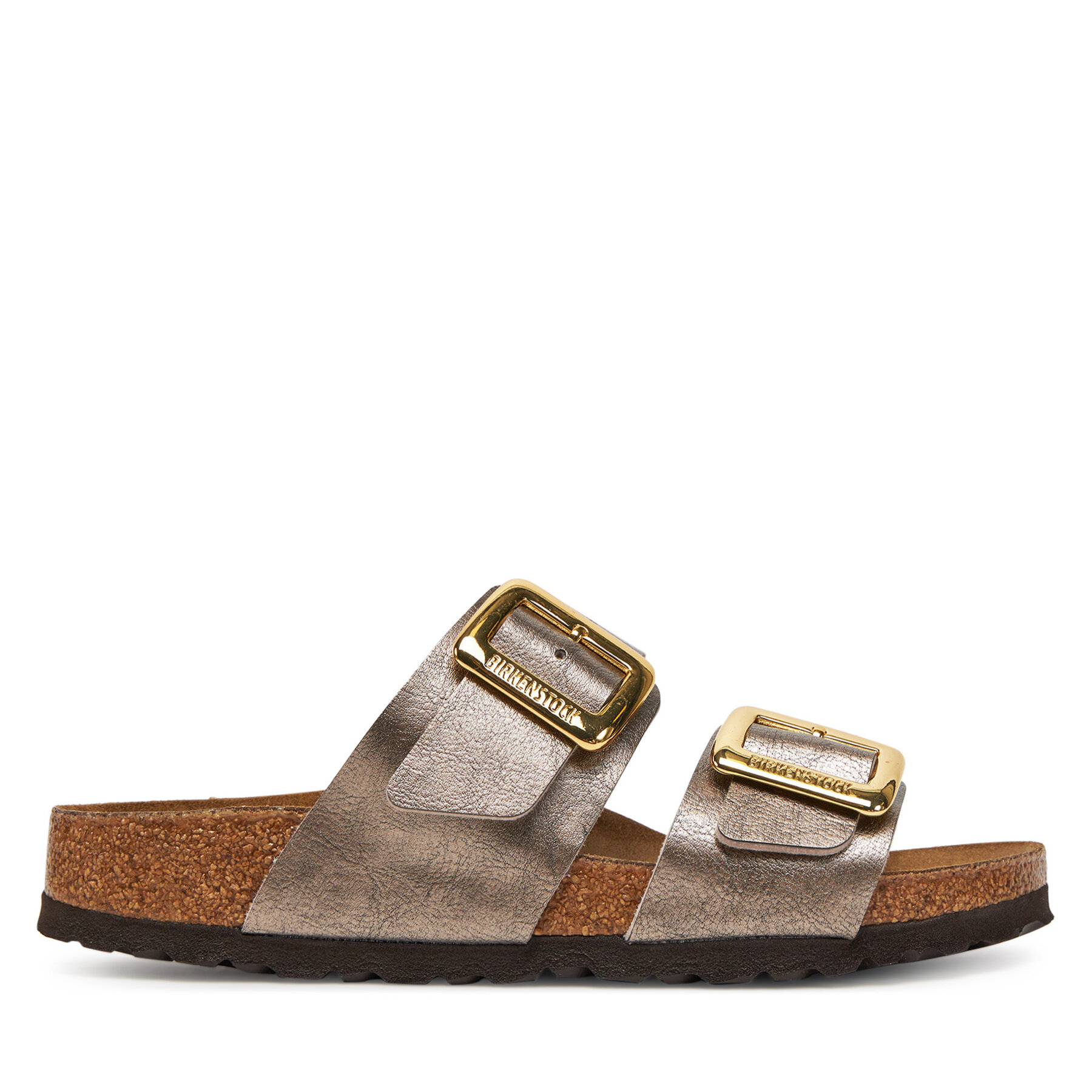 Birkenstock Klapki Sydney Cushion Buckle 1029372 Złoty