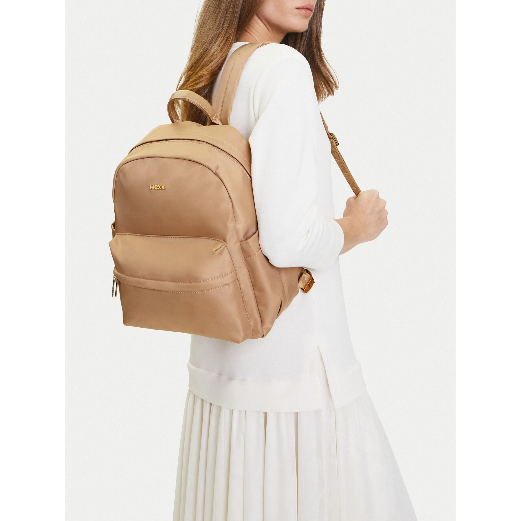 MEXX Plecak C-MEXX-L-006-08 Beżowy