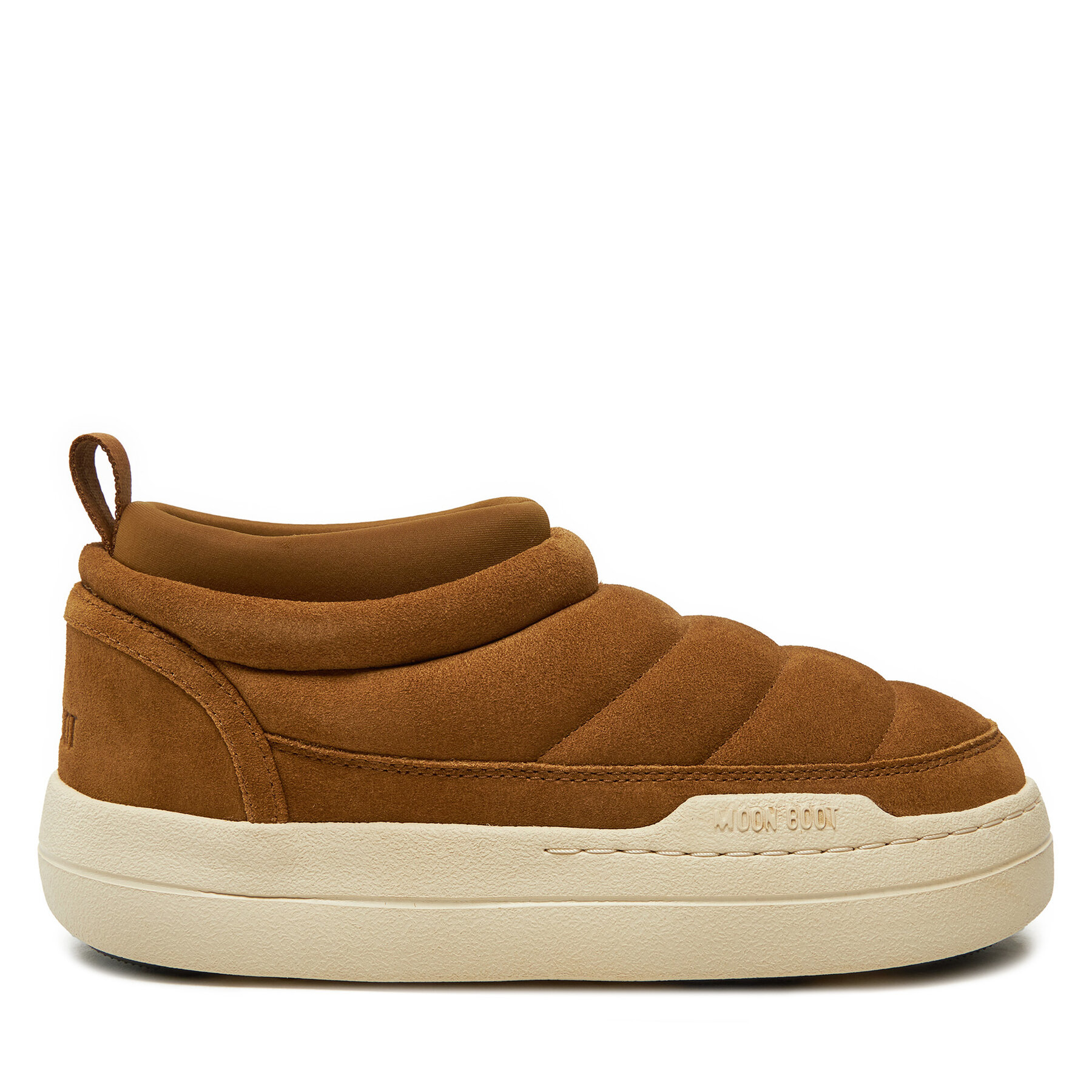 Moon Boot Botki Park Soft Suede 80D2470020 Brązowy