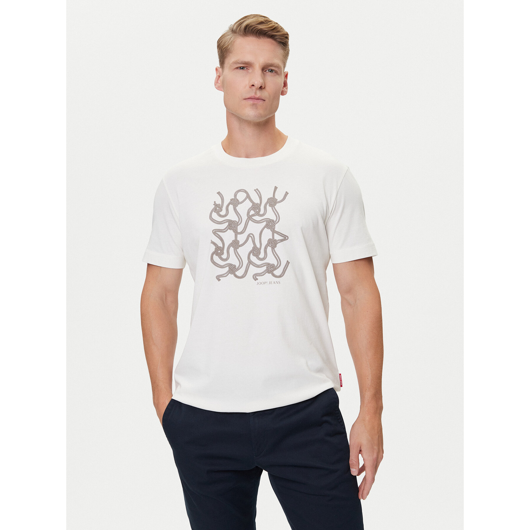 JOOP! Jeans T-Shirt 15 JJJ-08Anup 30047002 Beżowy Modern Fit
