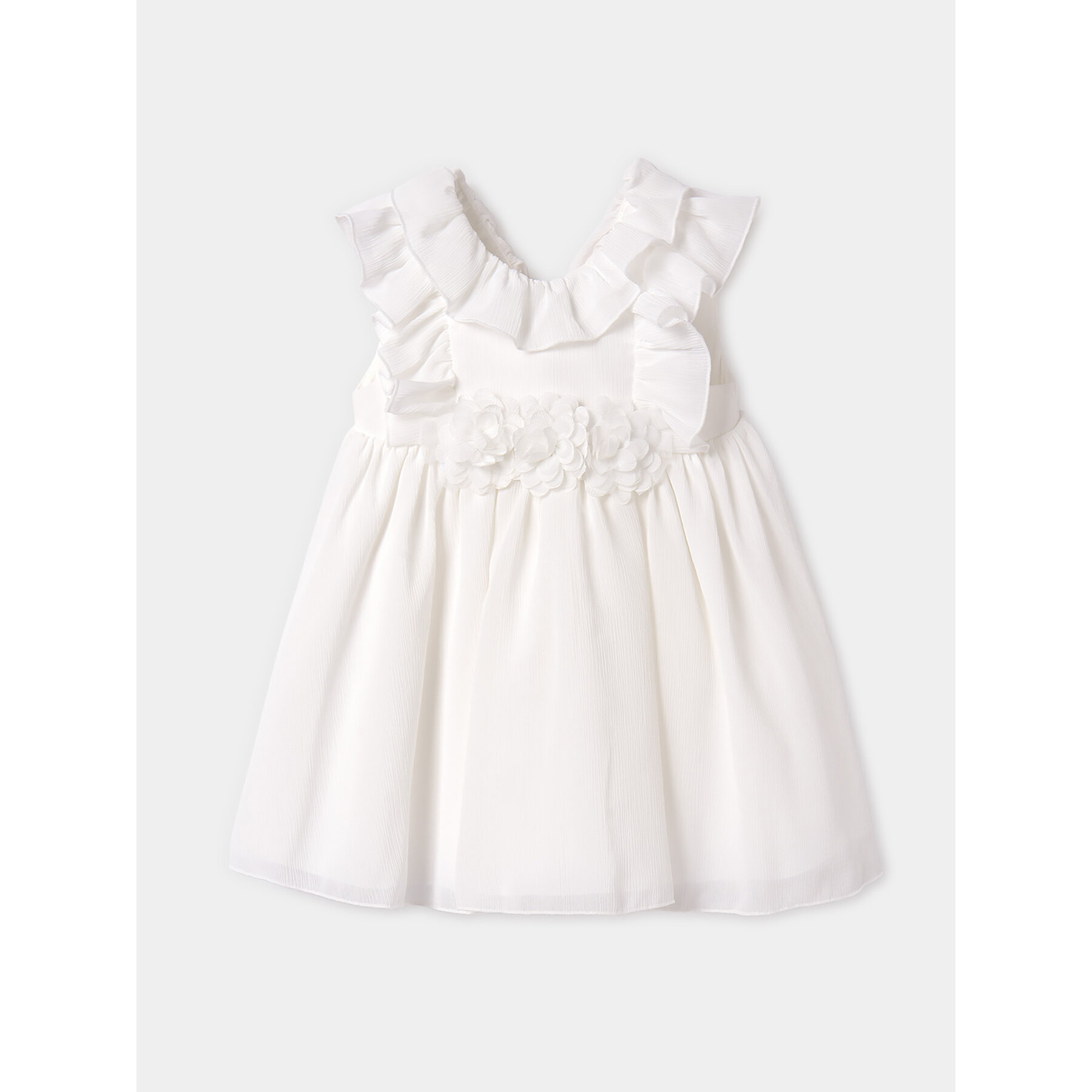 Abel & Lula Sukienka elegancka 5002 Écru Regular Fit