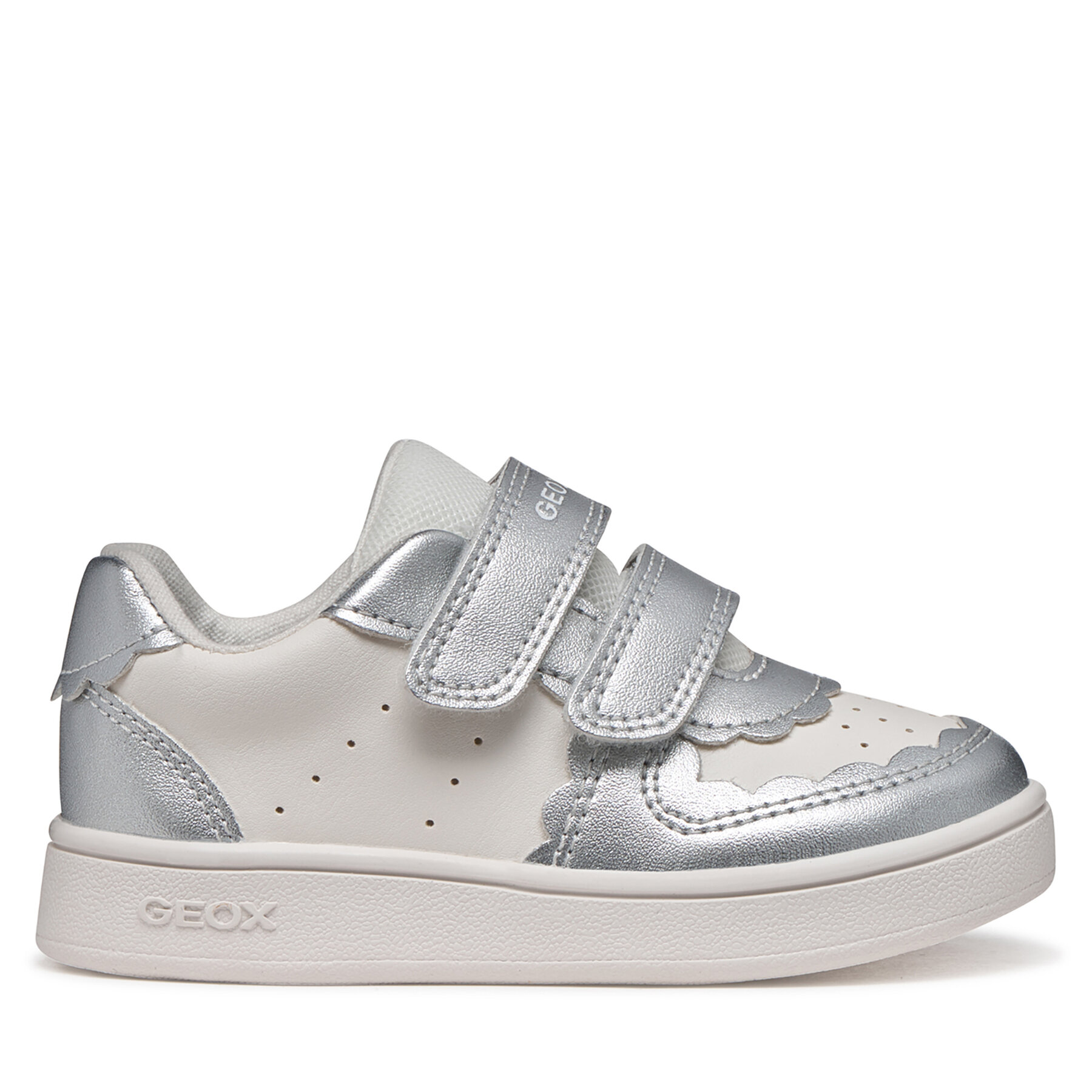 Geox Sneakersy B Eclyper Girl B555MA 054AJ C0007 Srebrny