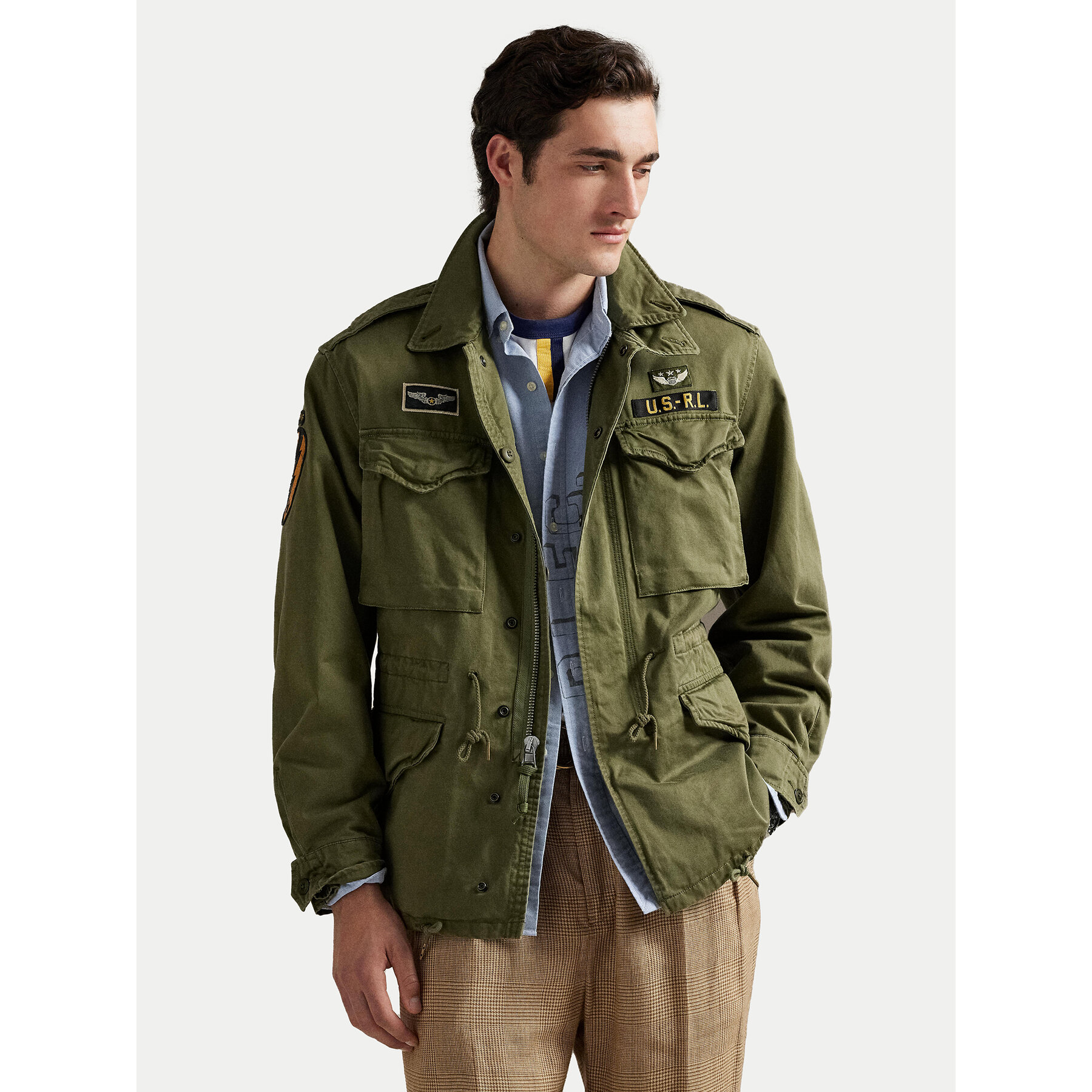 Polo Ralph Lauren Kurtka przejściowa 710970575001 Zielony Regular Fit