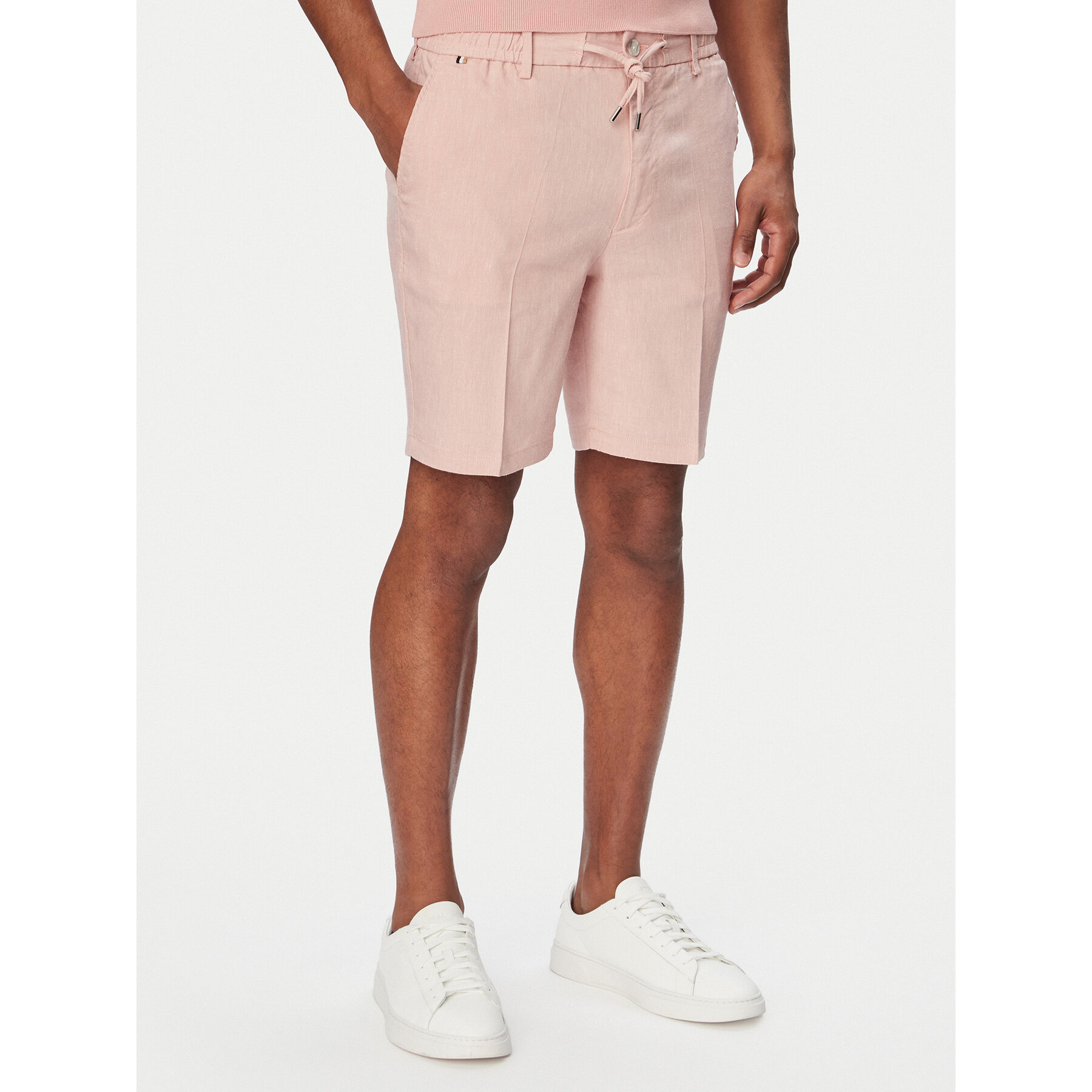 BOSS Szorty materiałowe Kane1 50557537 Różowy jasny Regular Fit