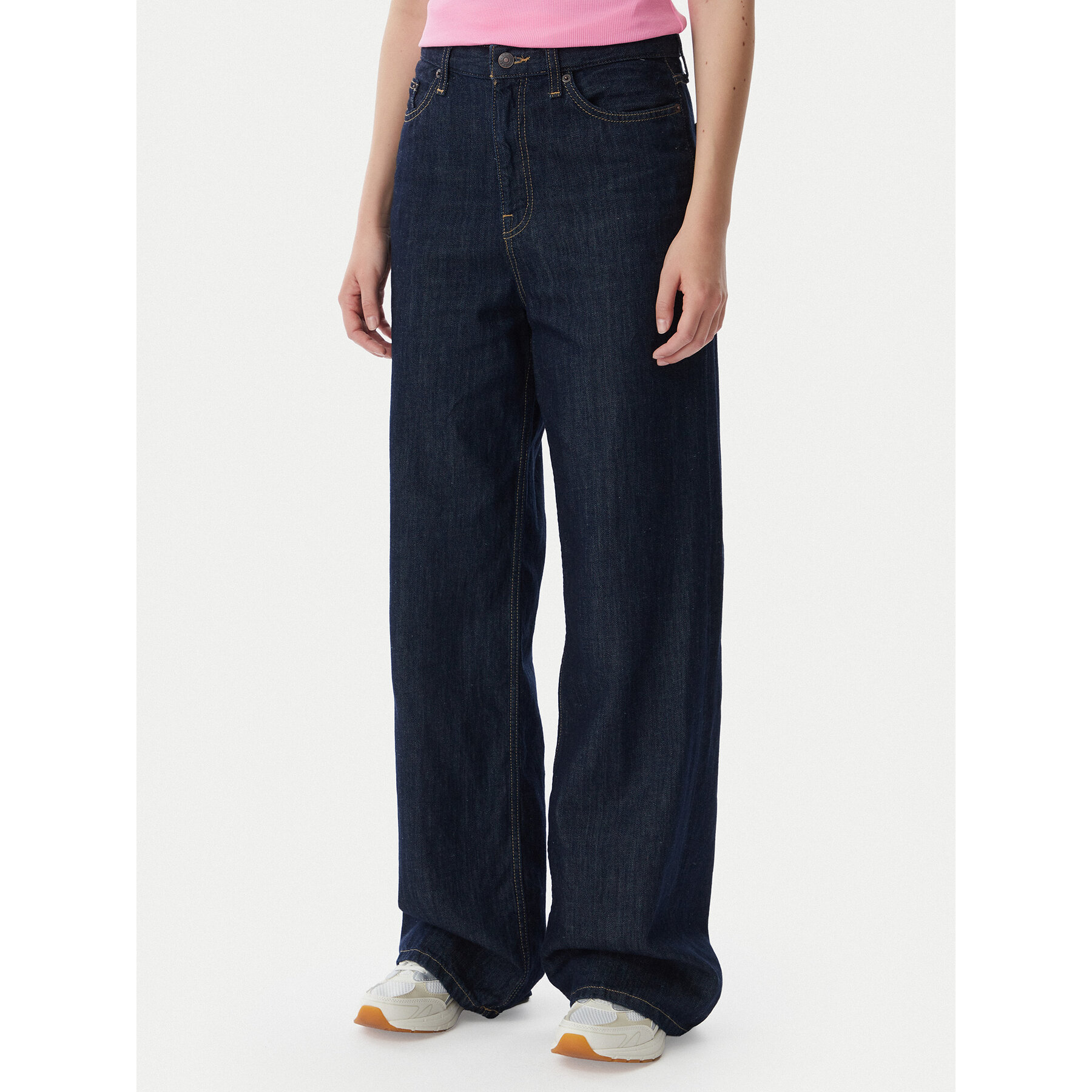 Tommy Jeans Jeansy Claire DW0DW23093 Granatowy Wide Leg