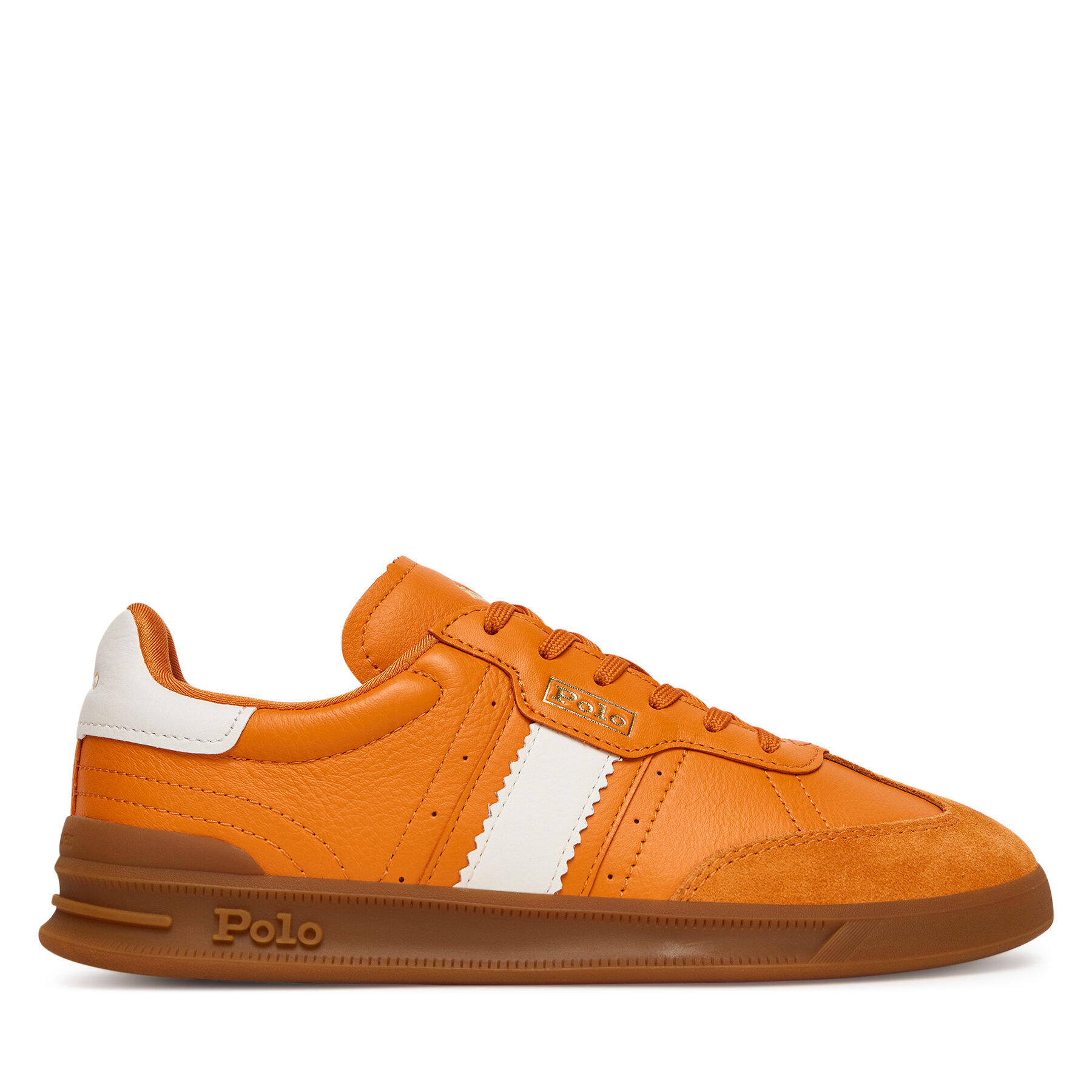 Polo Ralph Lauren Sneakersy Aera 804956688007 Pomarańczowy