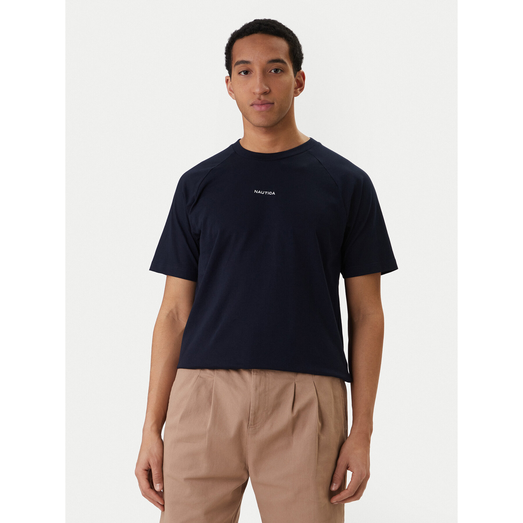 Nautica T-Shirt NCC04498 Granatowy Regular Fit
