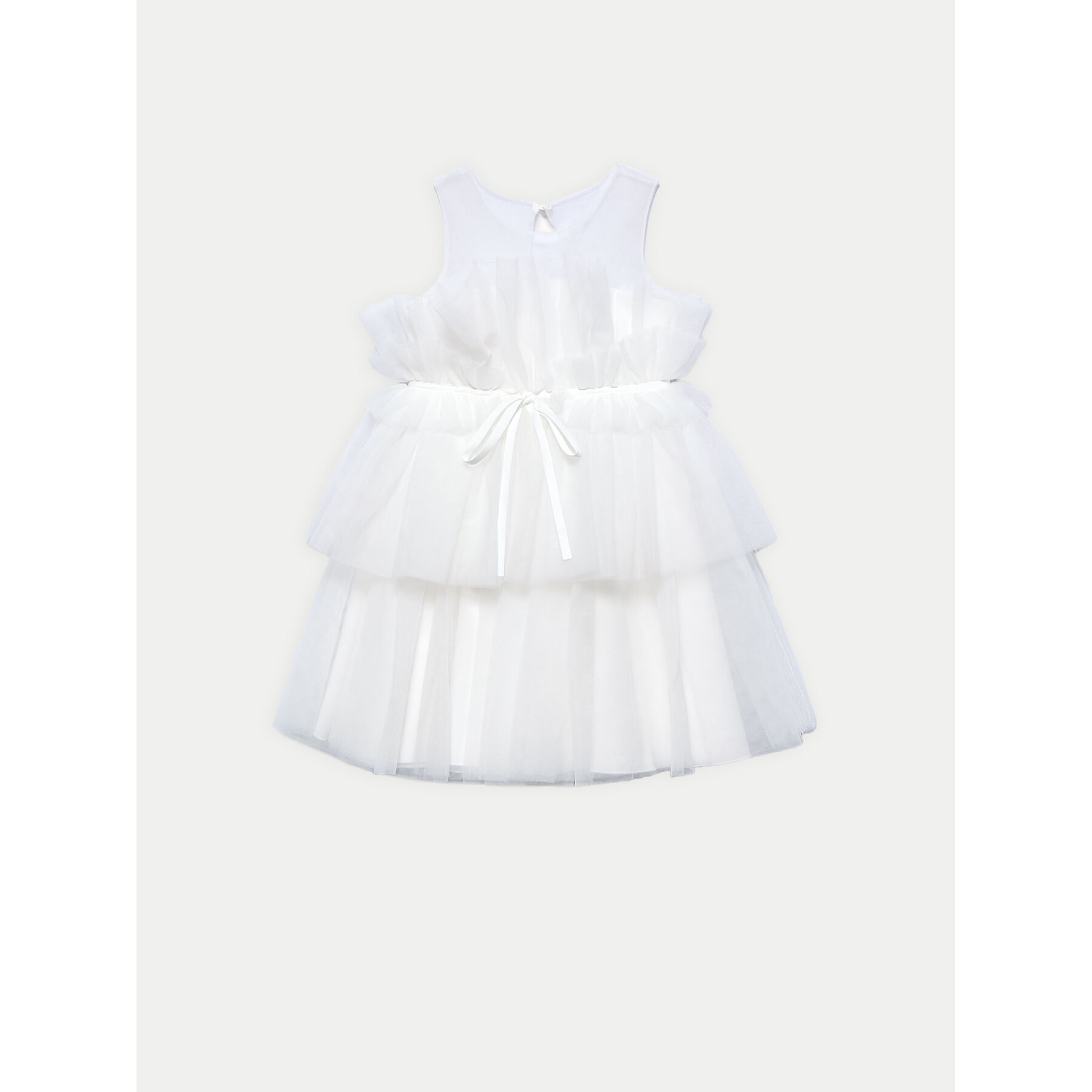 Abel & Lula Sukienka elegancka 5036 Biały Regular Fit