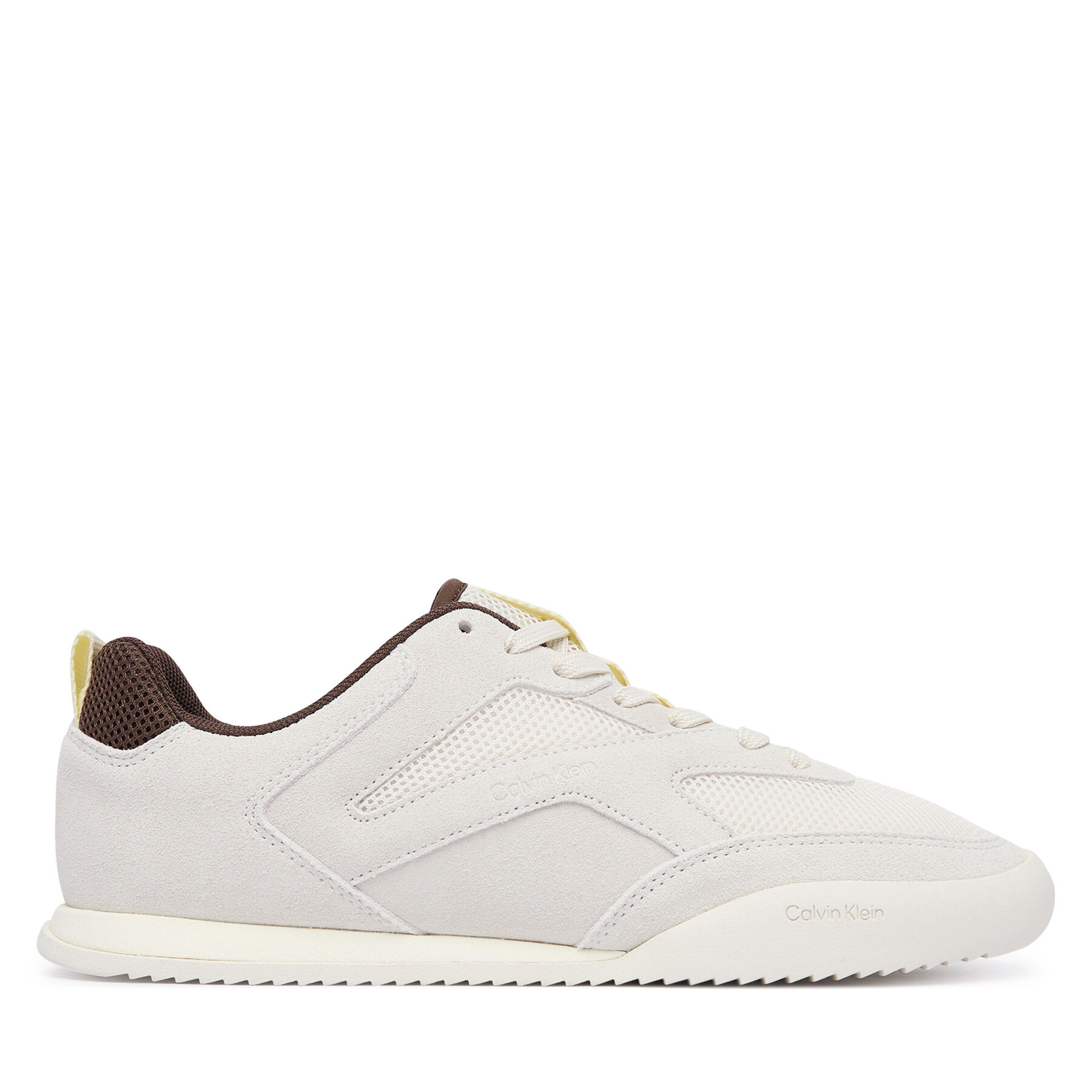 Calvin Klein Sneakersy Low Pro Runner Refl Mesh Sue HW0HW03100 Kremowy