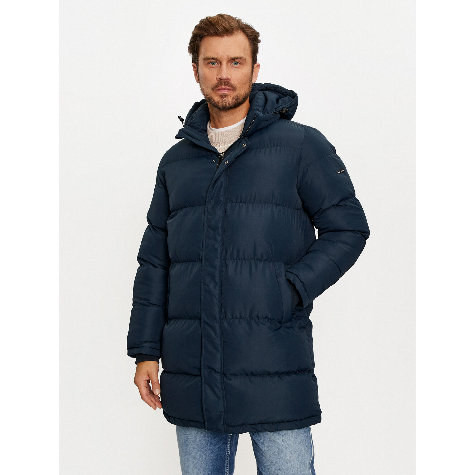 Pepe Jeans Kurtka zimowa Torin PM403030 Granatowy Regular Fit